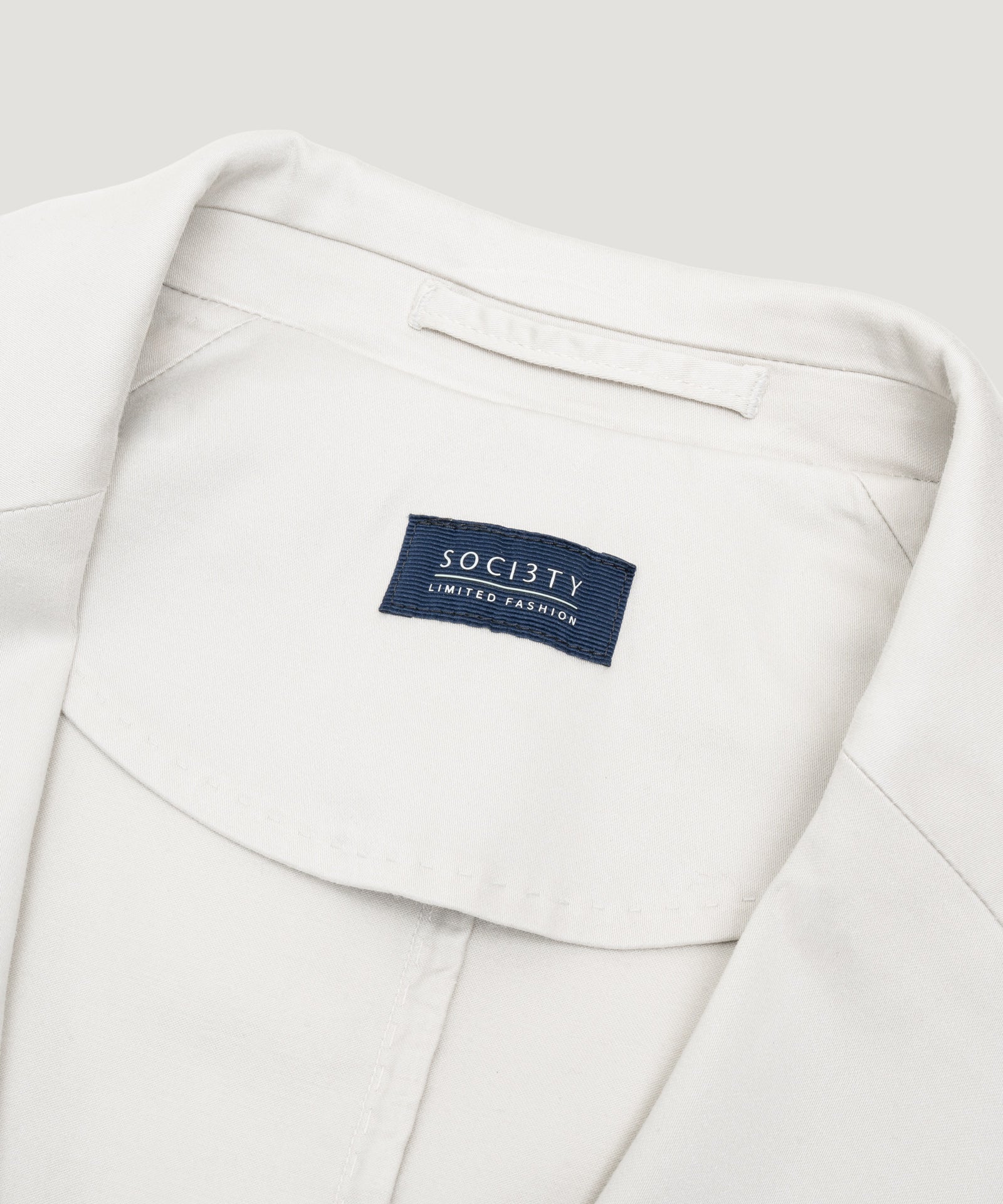 Colbert lyocell/katoen stretch garment-dyed off-white
