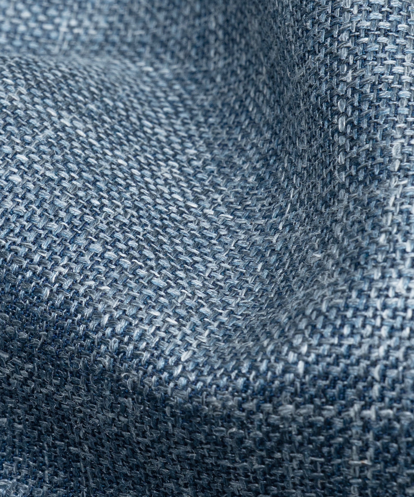 Colbert wol/zijde/linnen blauw