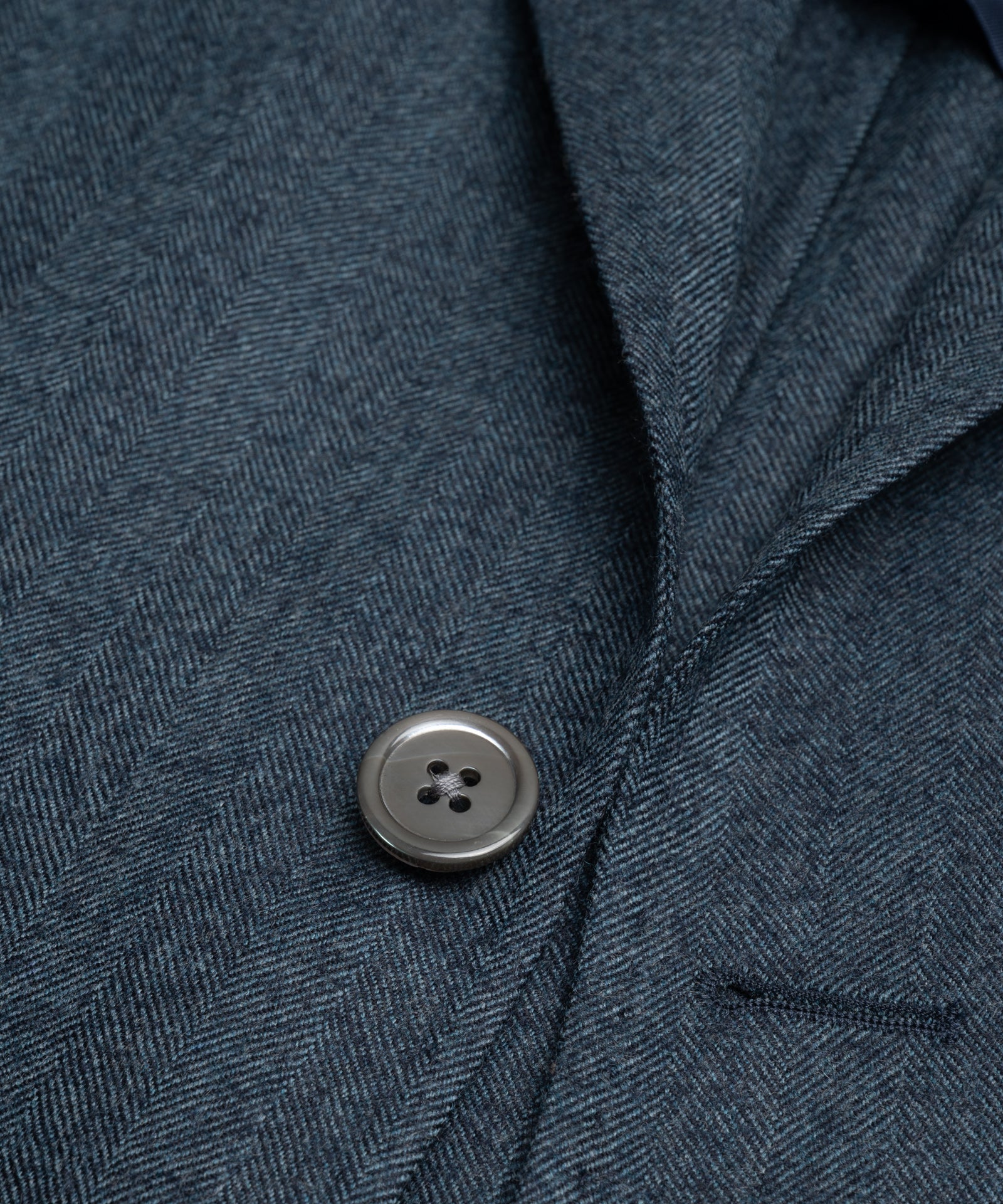 Colbert S110's wol Reda Timeless blauw visgraat