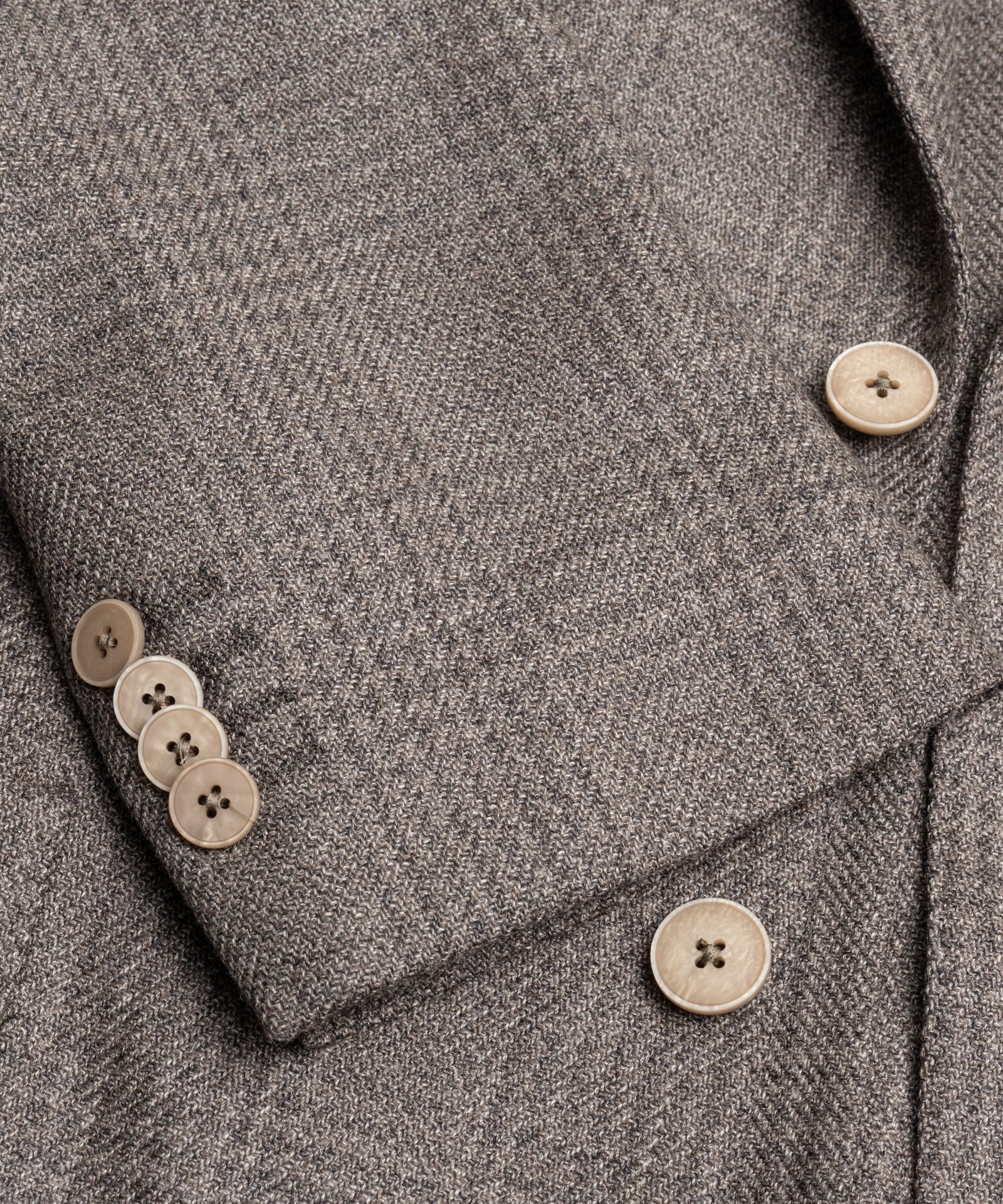 Colbert scheerwol VBC Vintage bruin geruit
