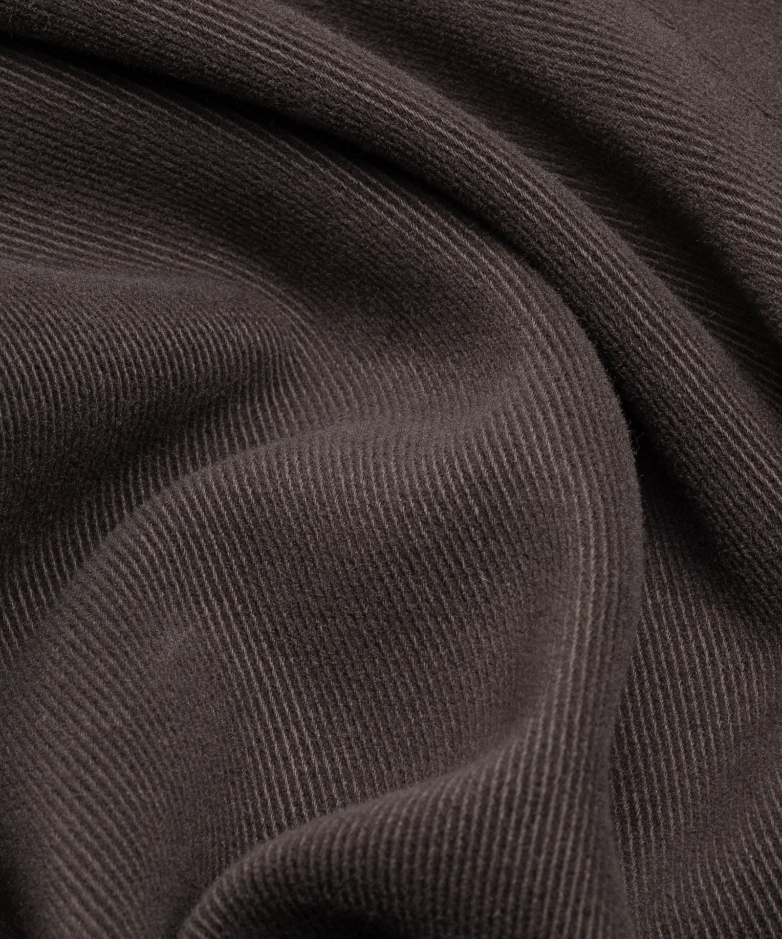 Colbert katoen/kasjmier garment-dyed donkerbruin