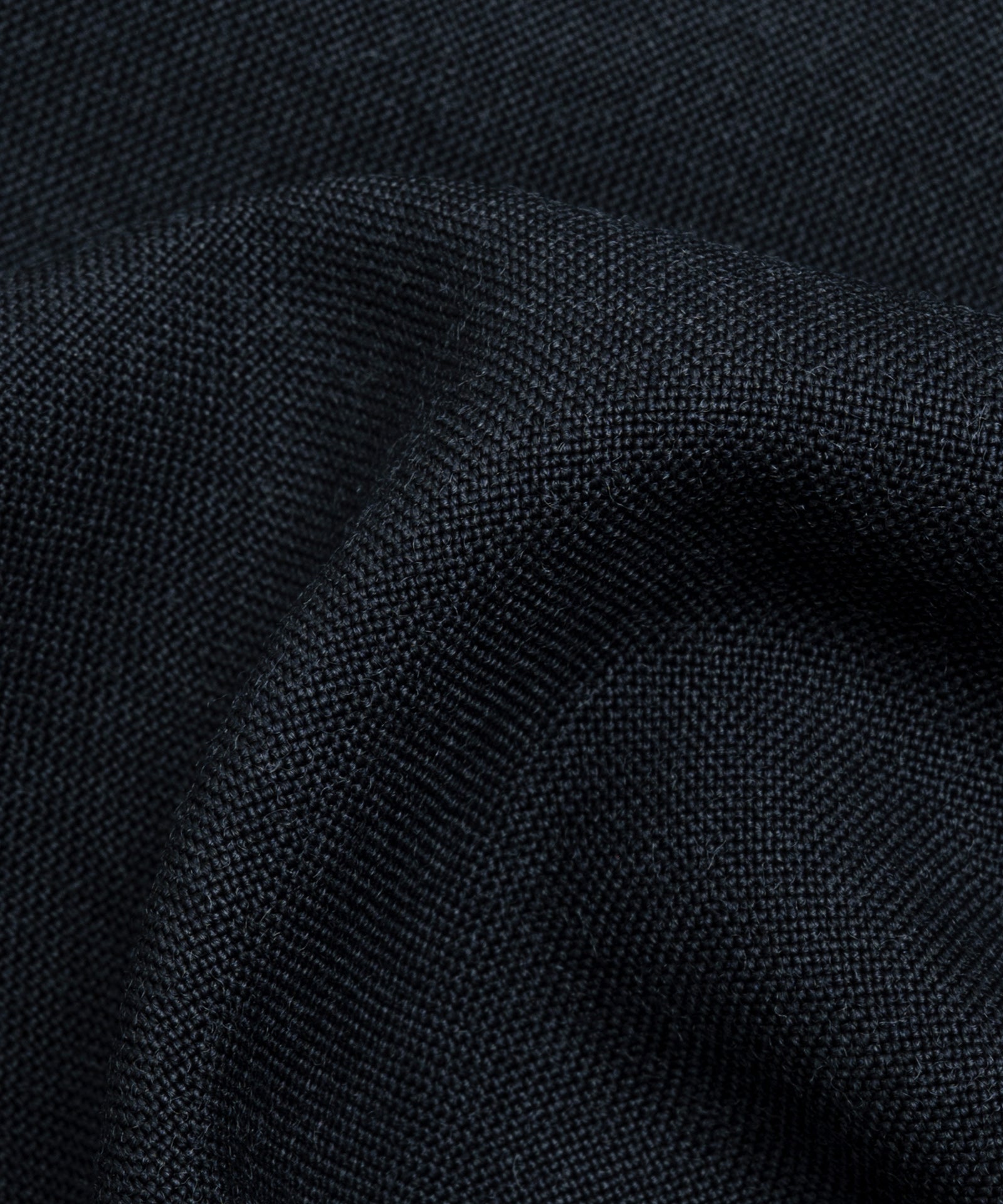Colbert scheerwol garment-dyed donkerblauw