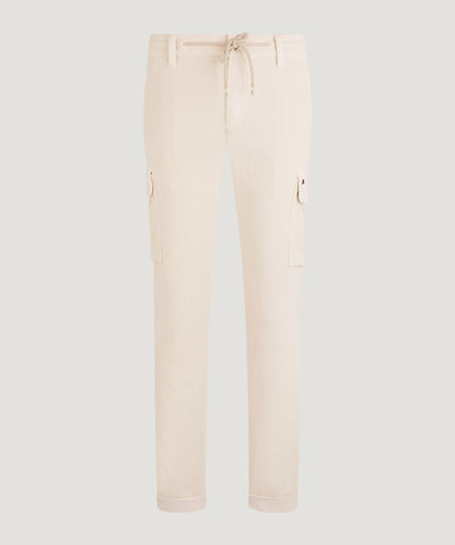 Chile cargobroek katoen/modal ribcord off-white