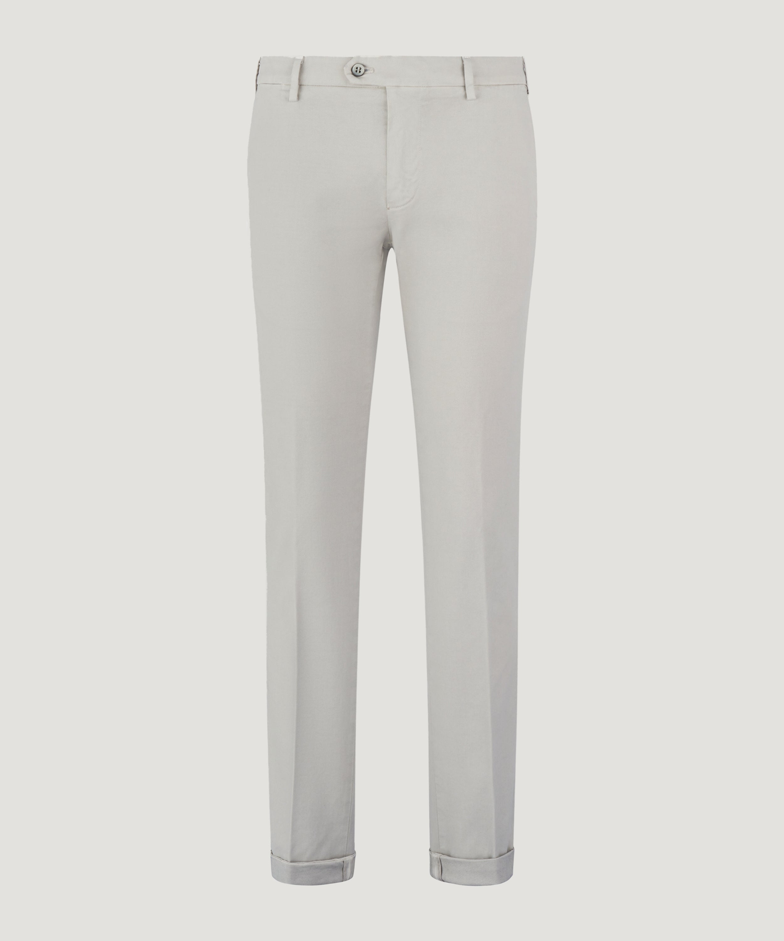New York style chino katoen/modal stretch grijs