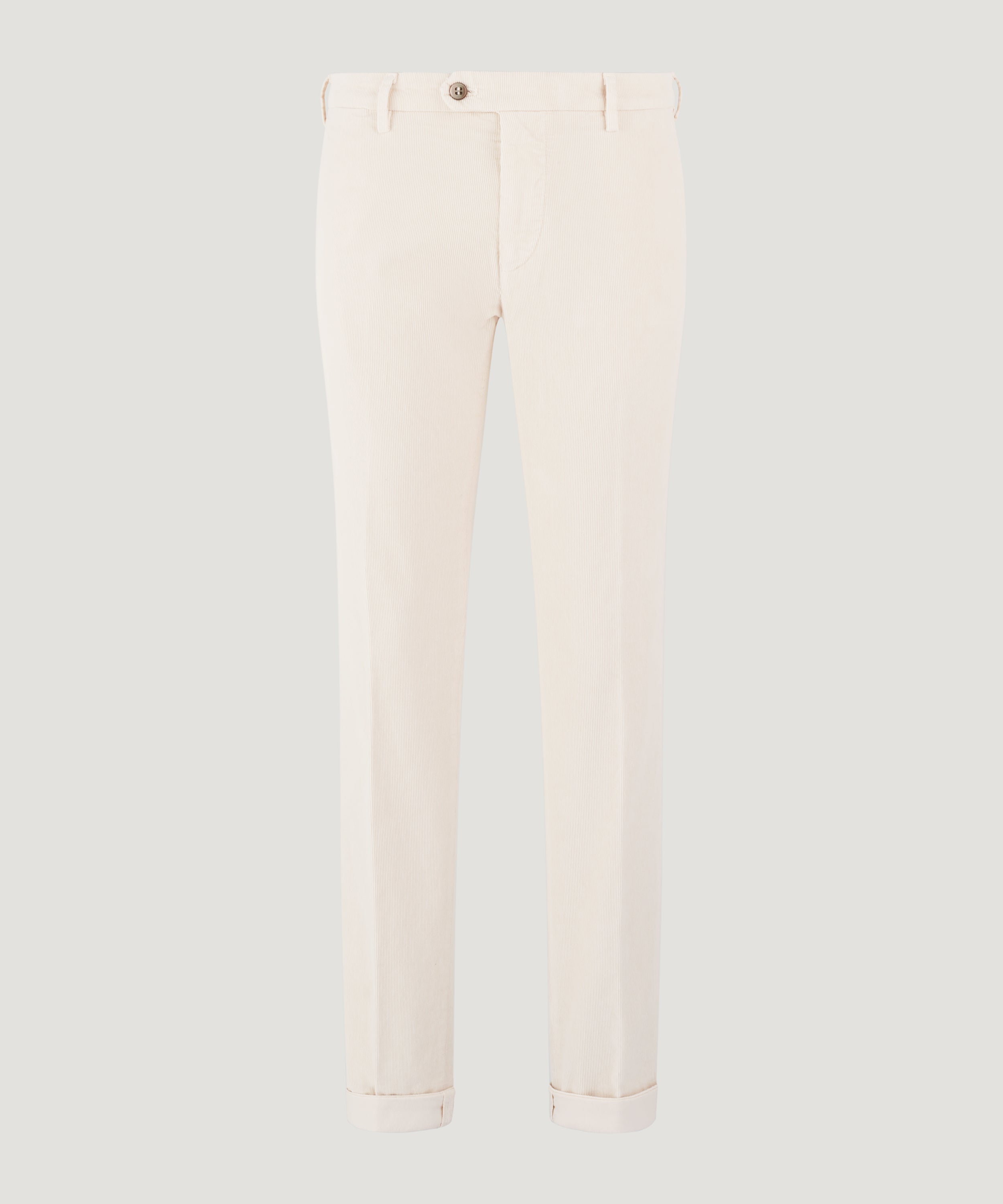 New York style chino gewassen katoen corduroy stretch off-white