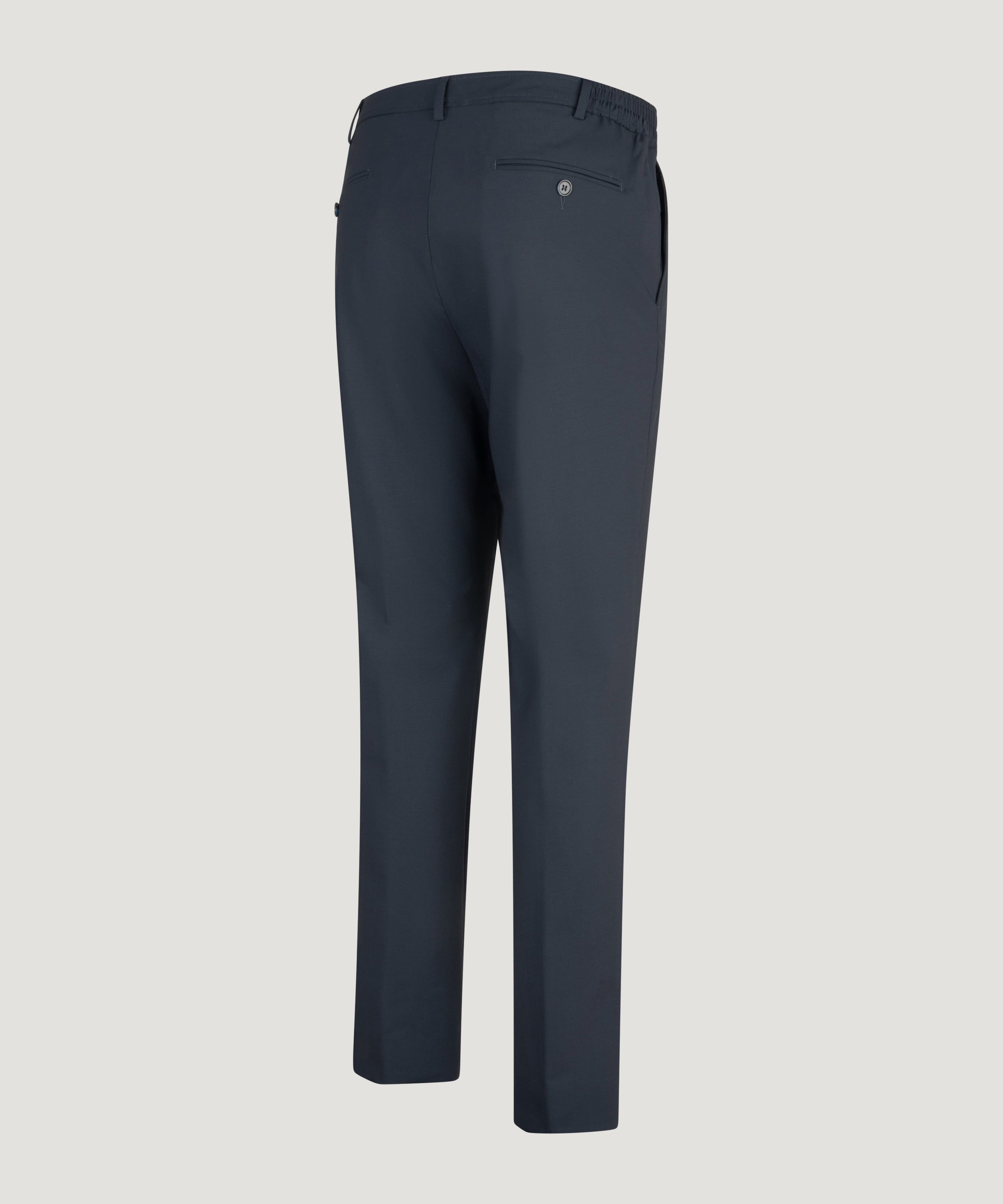 Pantalon Jebric® wol stretch donkerblauw