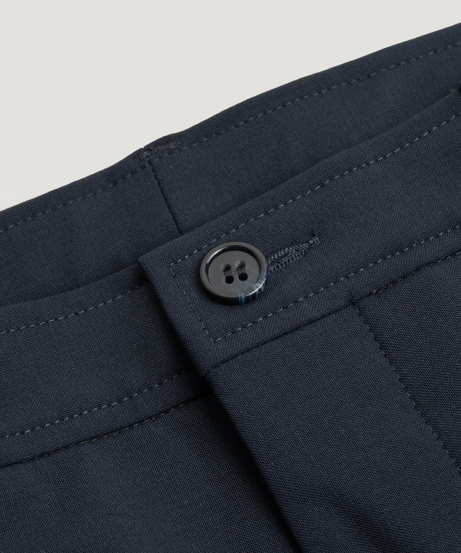 Pantalon Jebric® wol stretch donkerblauw