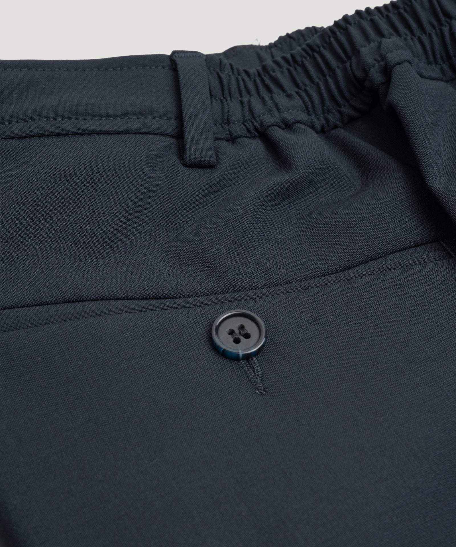 Pantalon Jebric® wol stretch donkerblauw