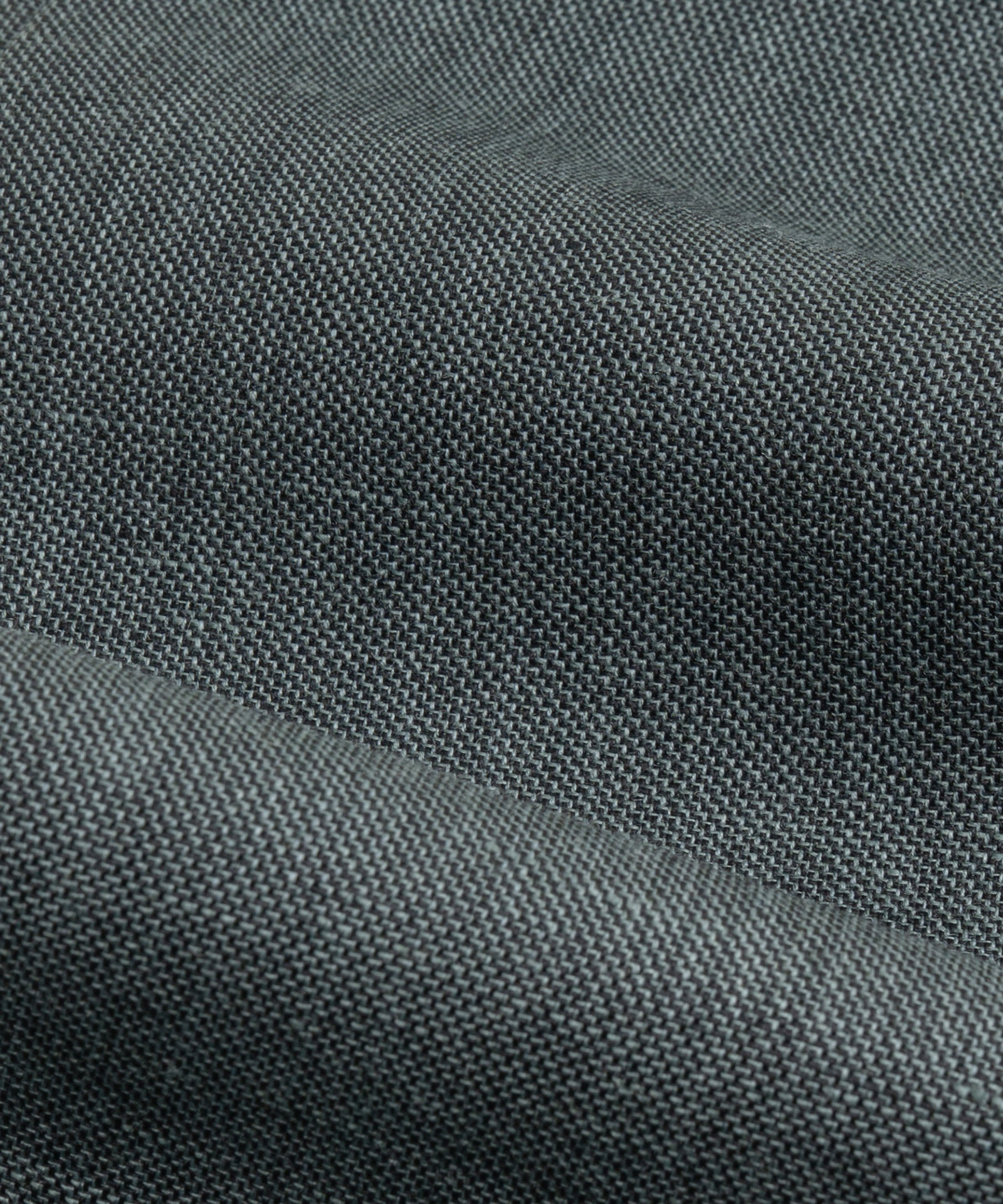 Pleated pantalon wol/linnen donkergroen