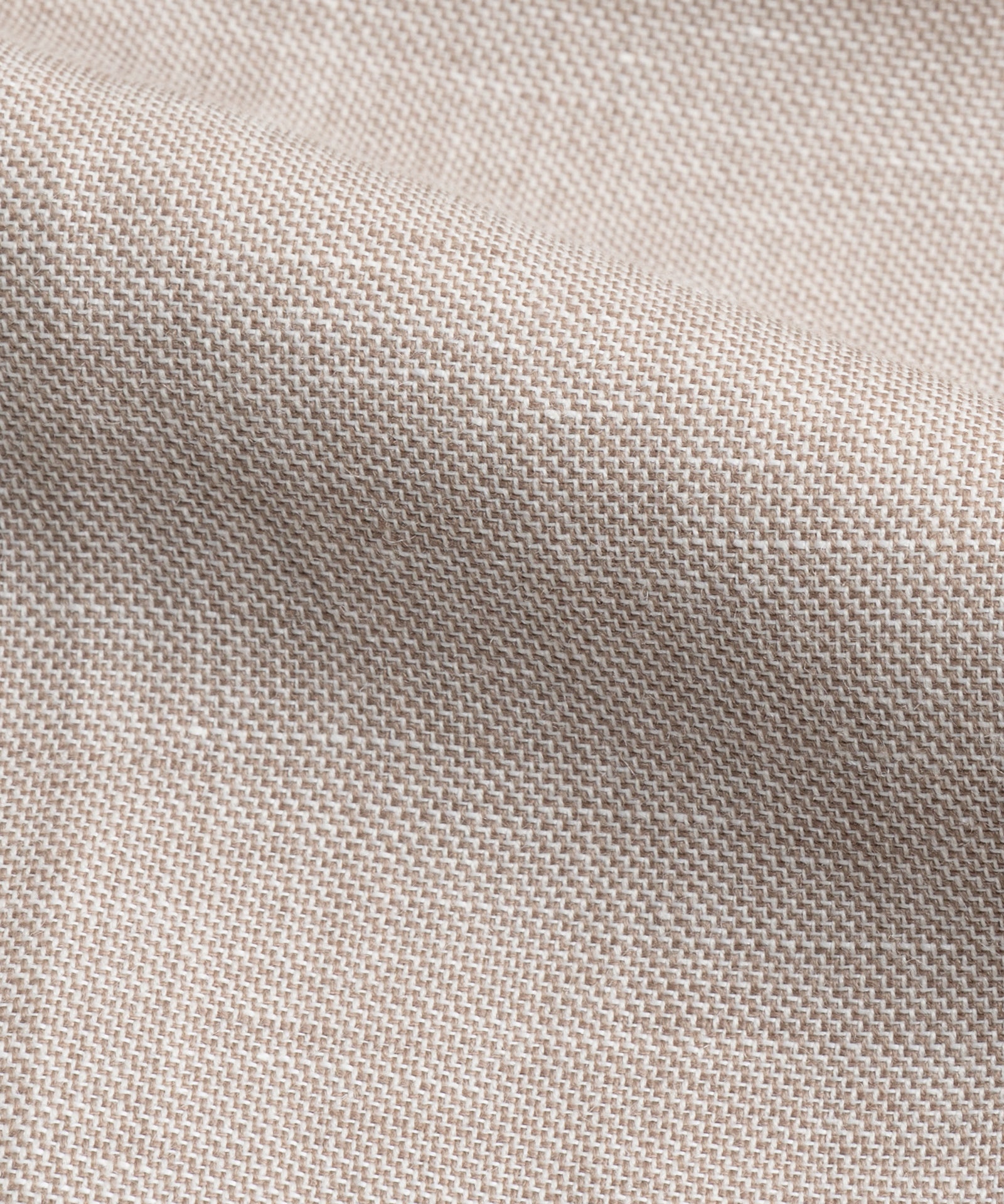 Pleated pantalon wol/linnen beige