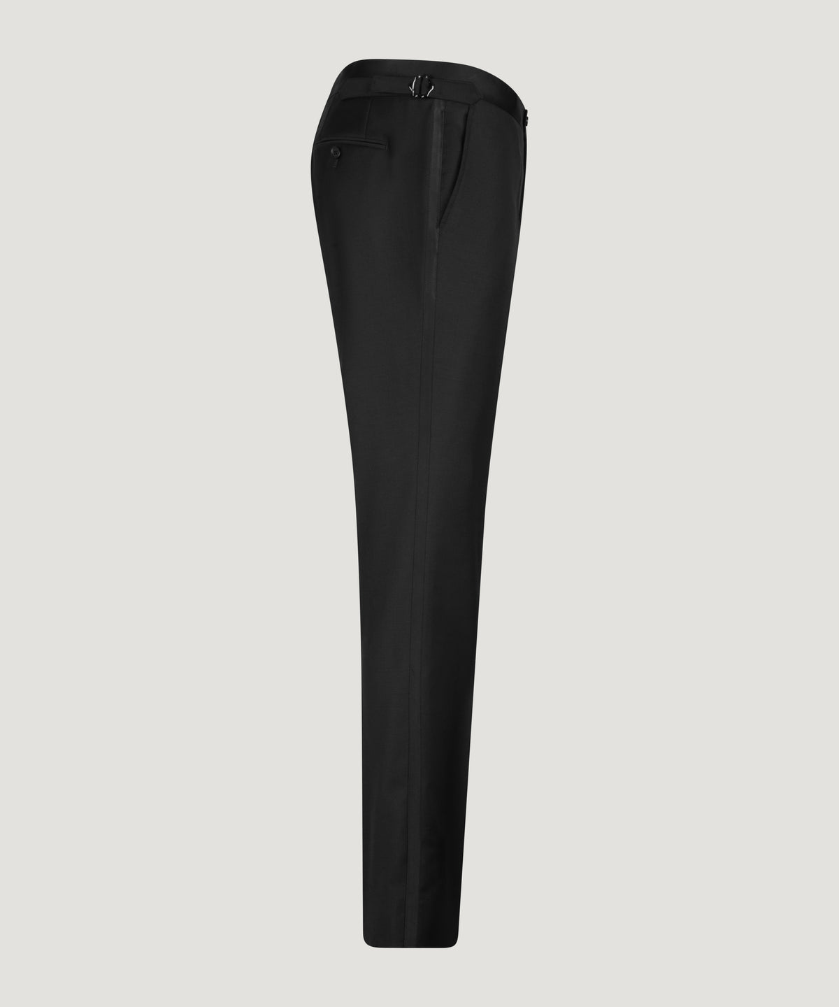 Smokingbroek wol zwart