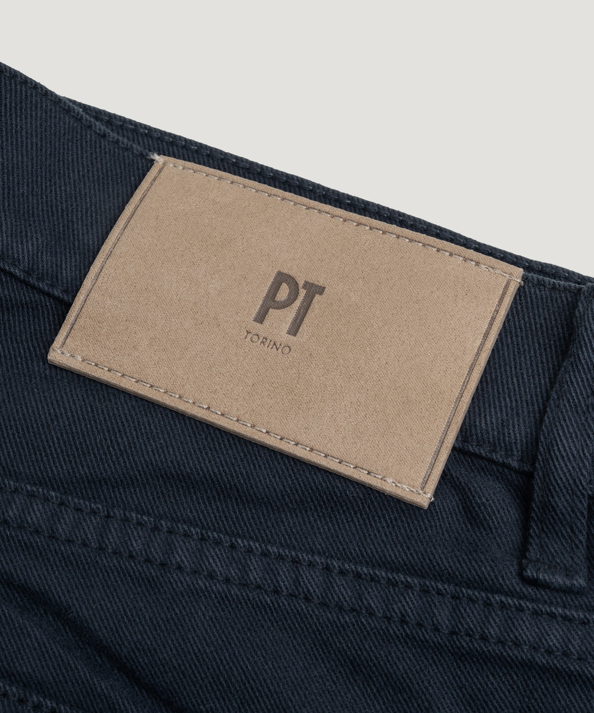 Breakbeat 5-pocket katoen/lyocell stretch donkerblauw