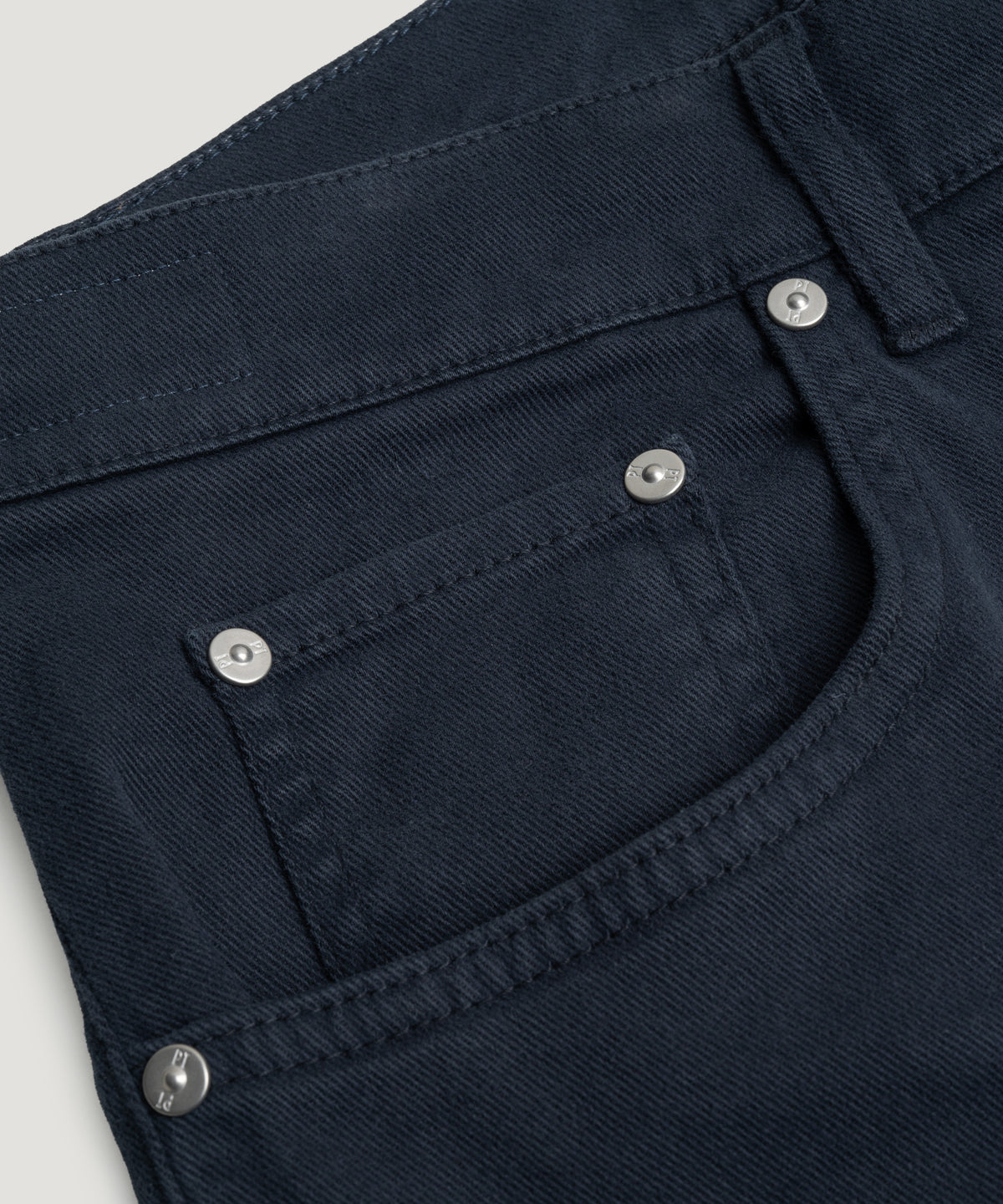 Breakbeat 5-pocket katoen/lyocell stretch donkerblauw