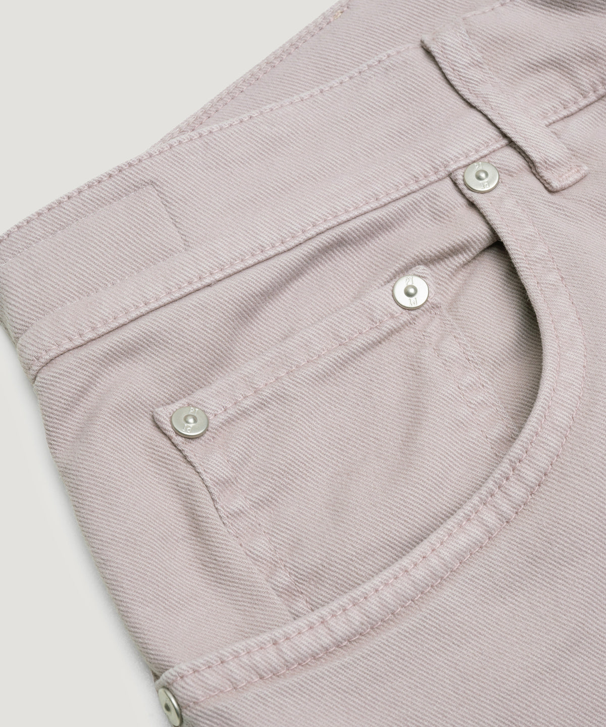 Breakbeat 5-pocket katoen/lyocell stretch lichtroze
