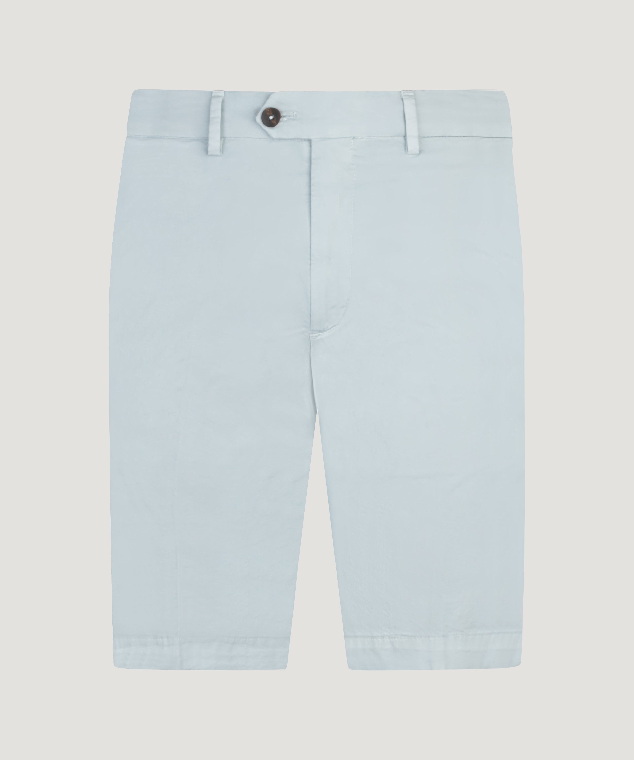 Slim shorts katoen stretch lichtblauw