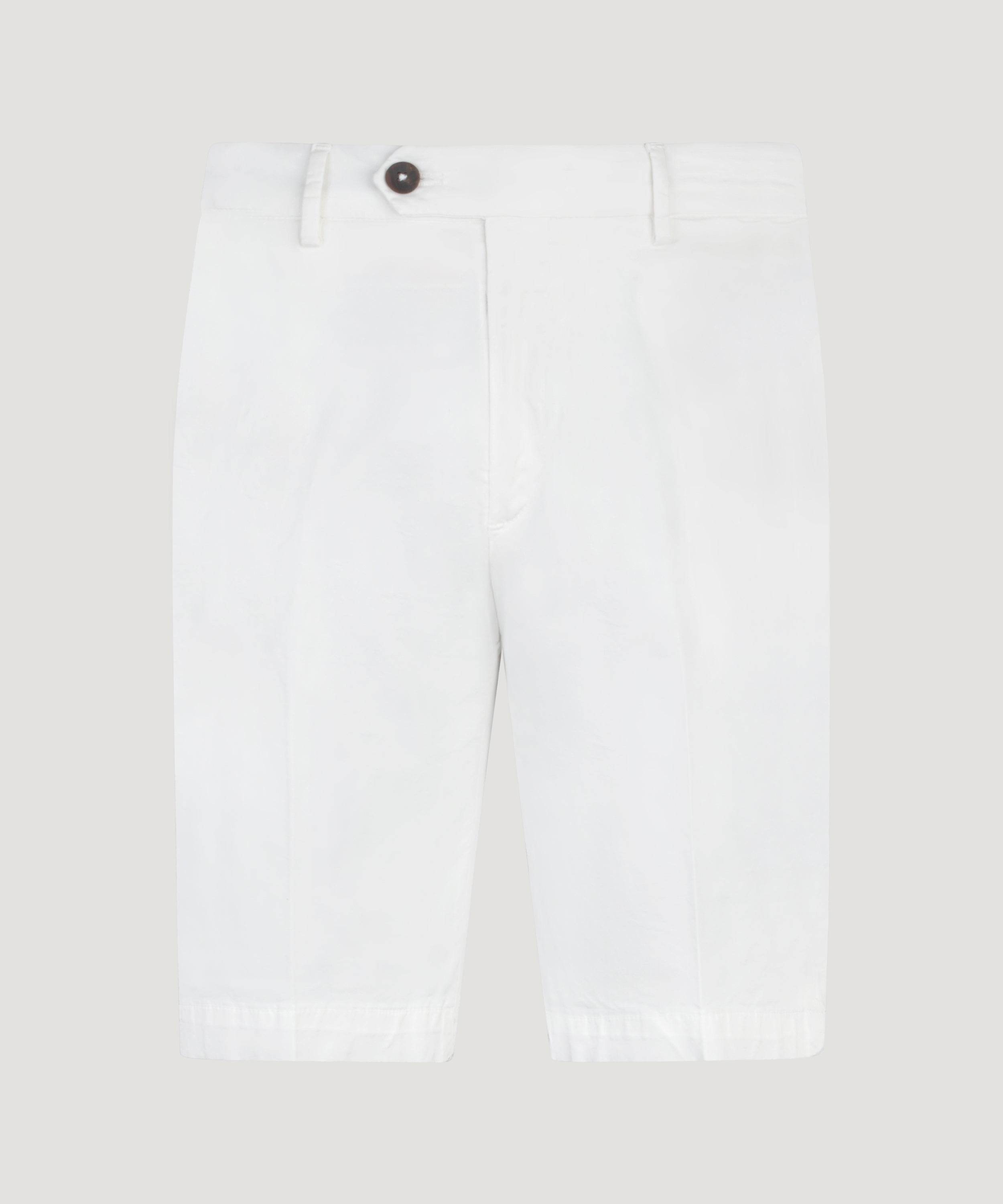 Slim shorts katoen stretch wit