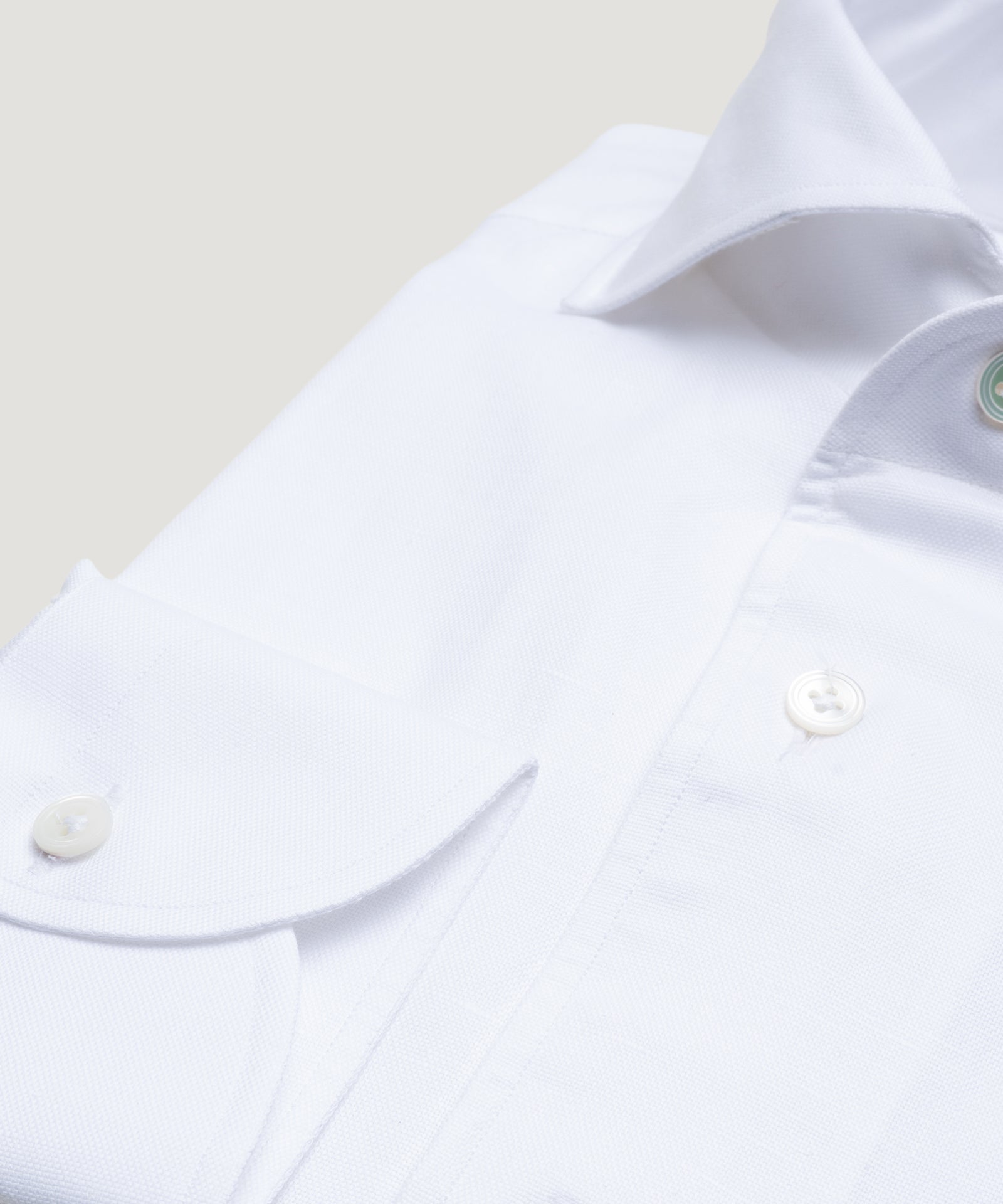 Overhemd katoen linnen wit