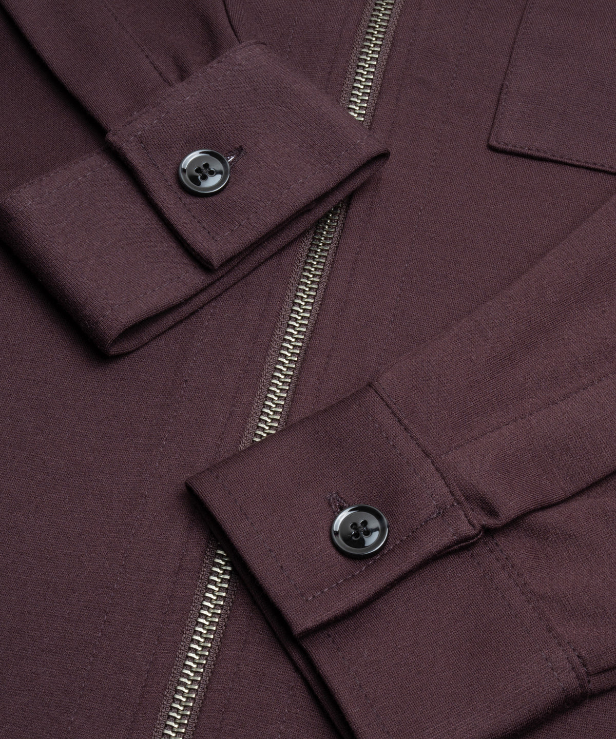 Overshirt viscose/polyamide stretch bordeauxrood