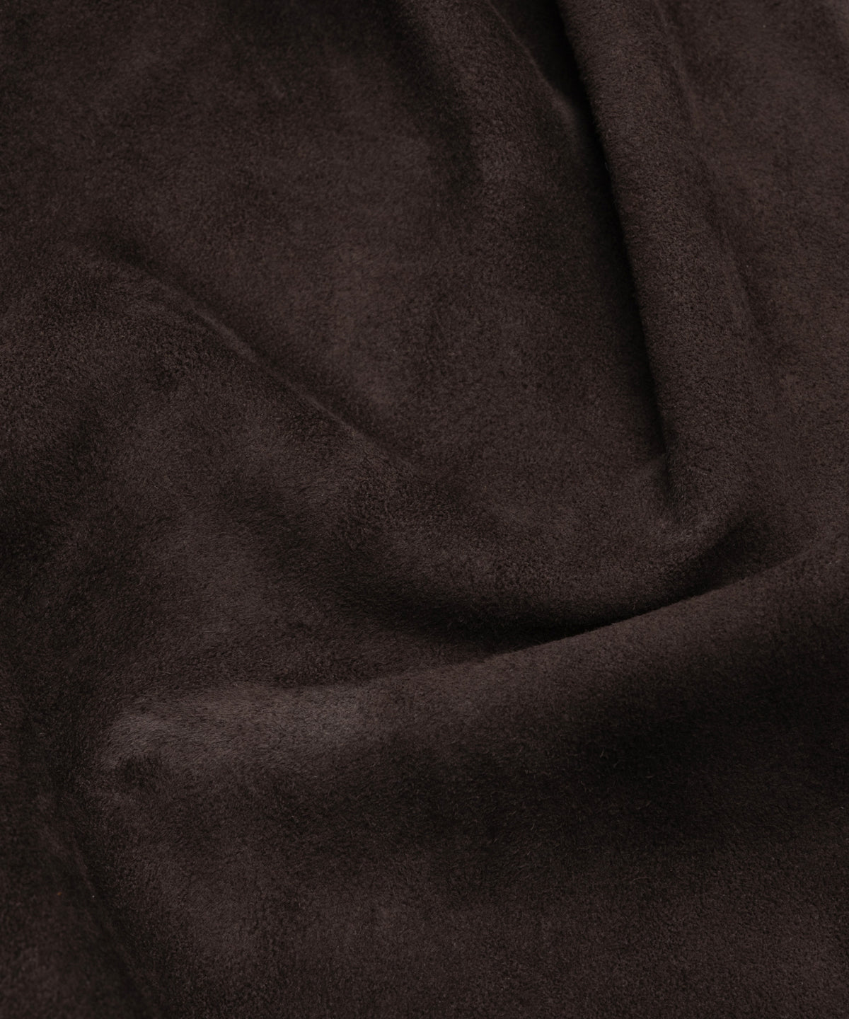 Mex overshirt suède donkerbruin