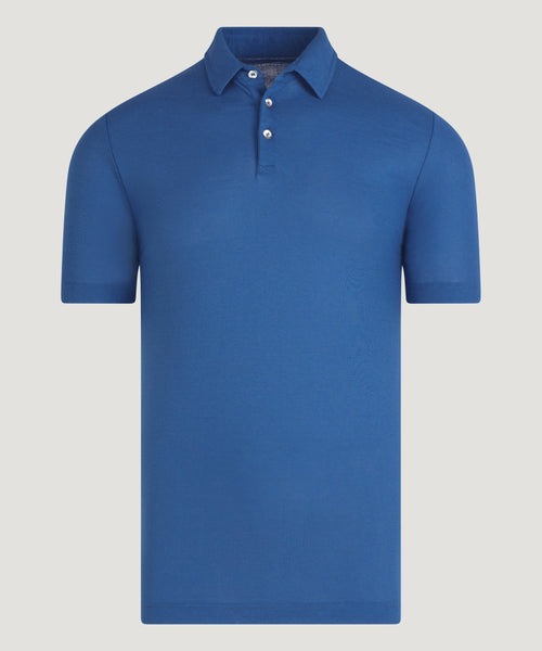 Polo cool cotton blauw