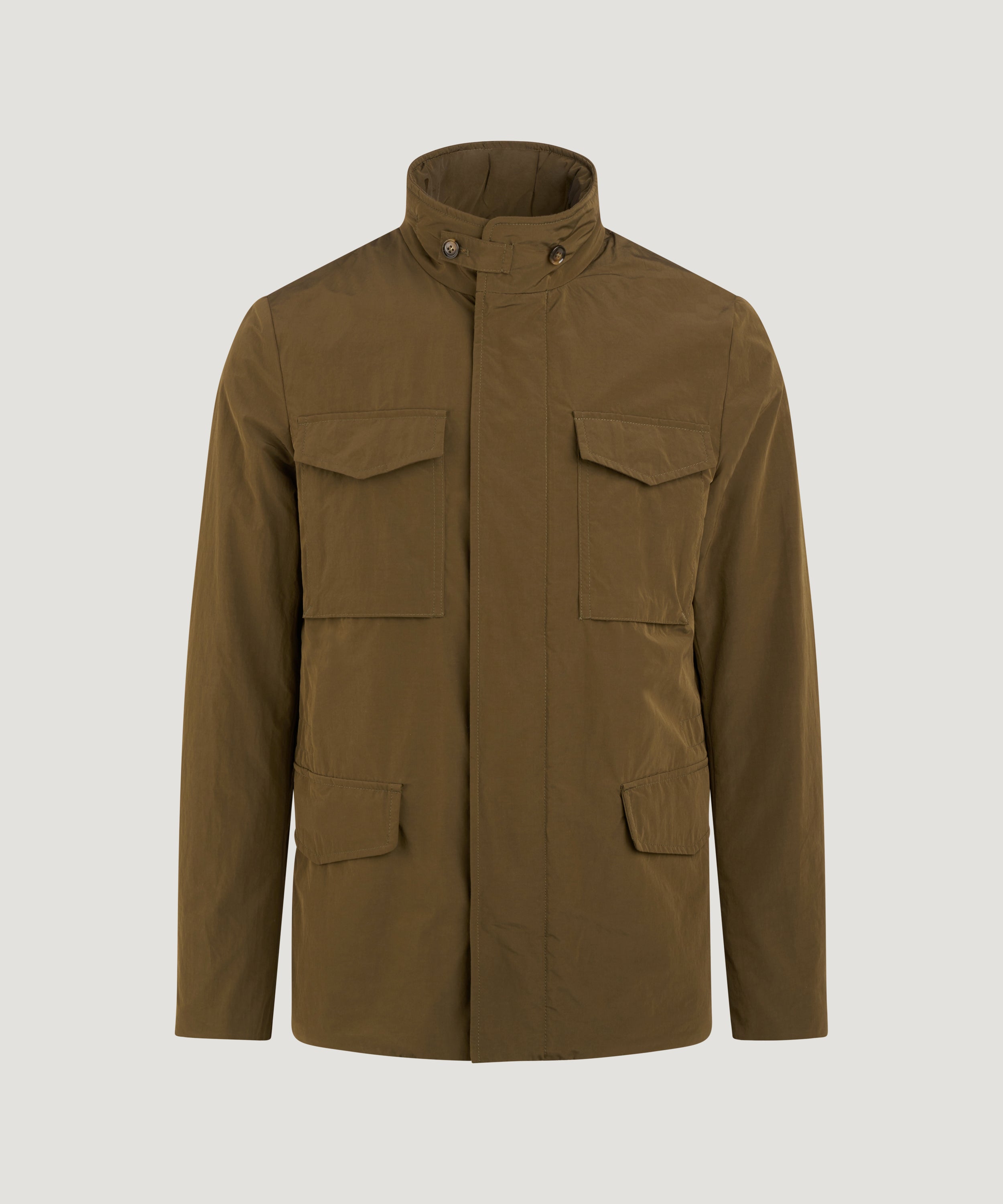 Field jacket katoen/nylon olijfgroen