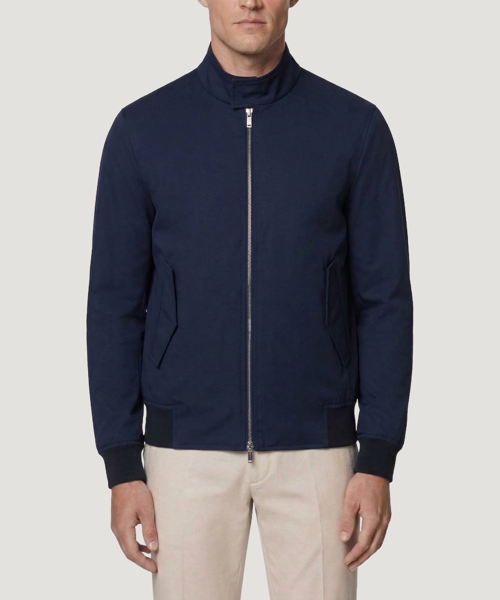 Bomber jacket wol Green Storm System® donkerblauw