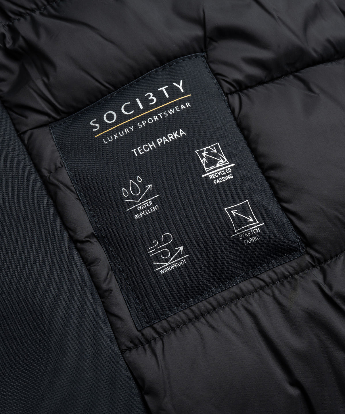 Tech Parka donkerblauw