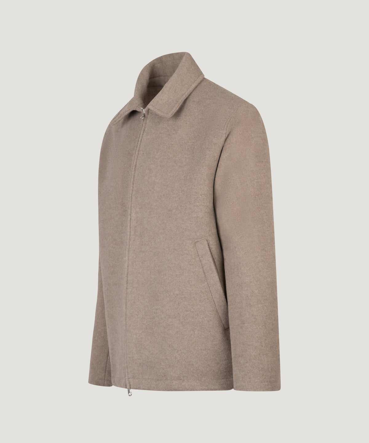 Jacket wolmix Lanificio Robertex zand