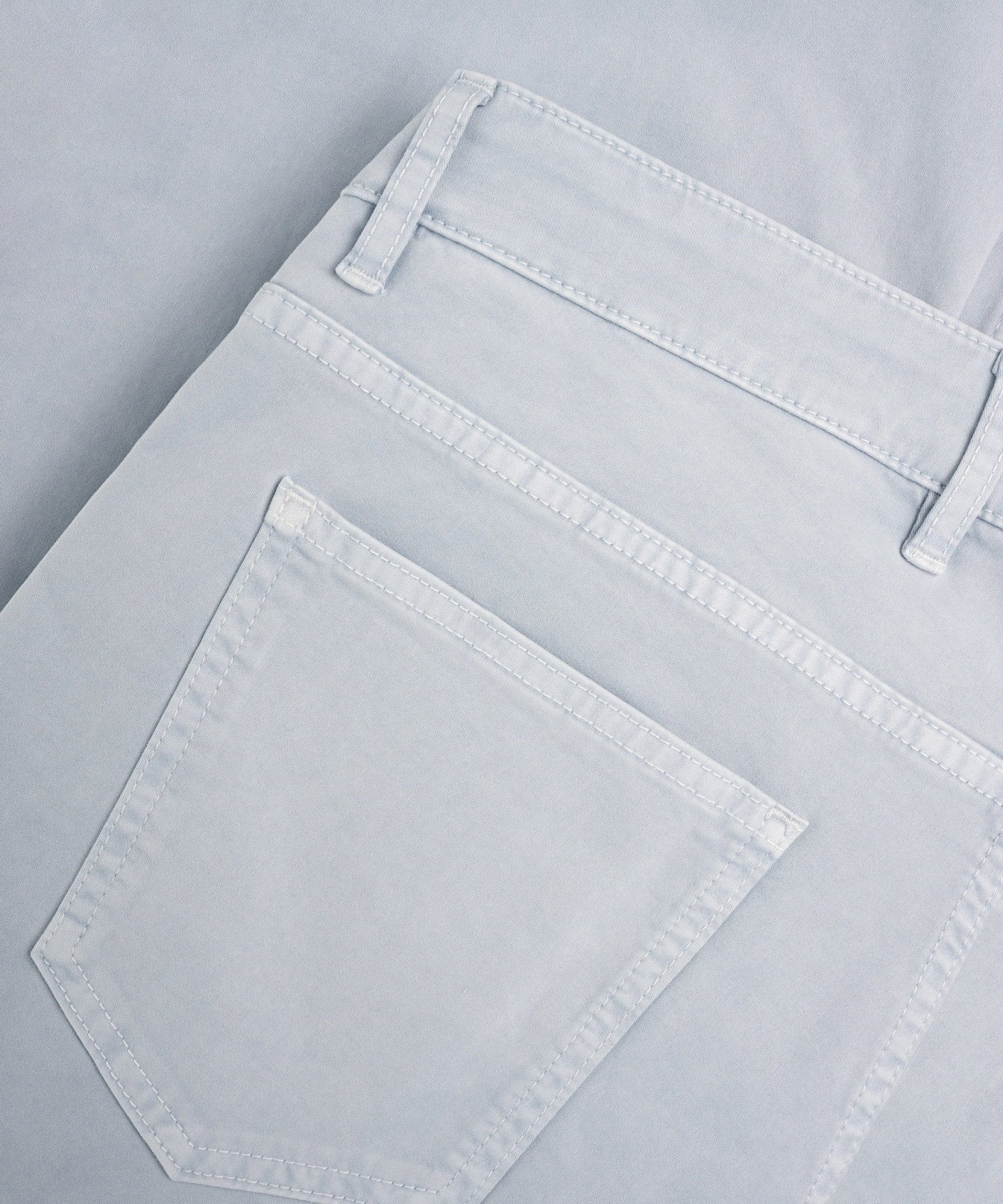 SOCI3TY 5-pocket broek garment dye katoen lichtblauw - The Society Shop