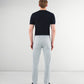 SOCI3TY 5-pocket broek garment dye katoen lichtblauw - The Society Shop