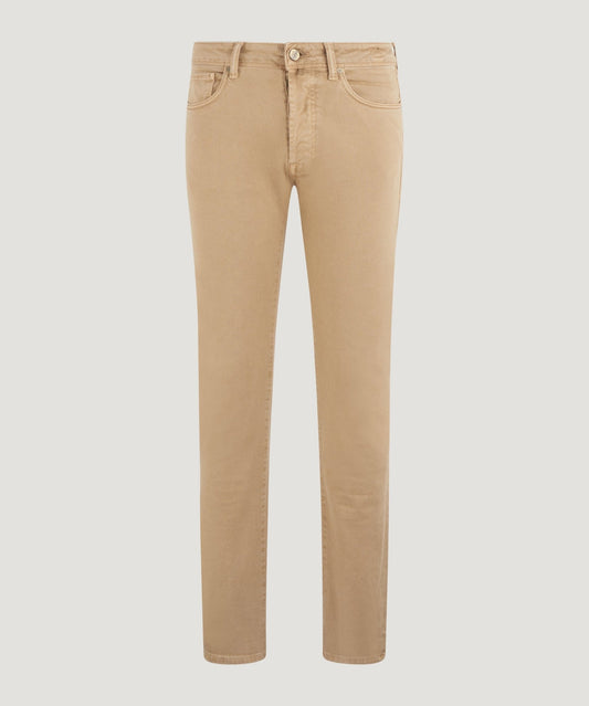 Incotex 5 - pocket katoen stretch beige - The Society Shop