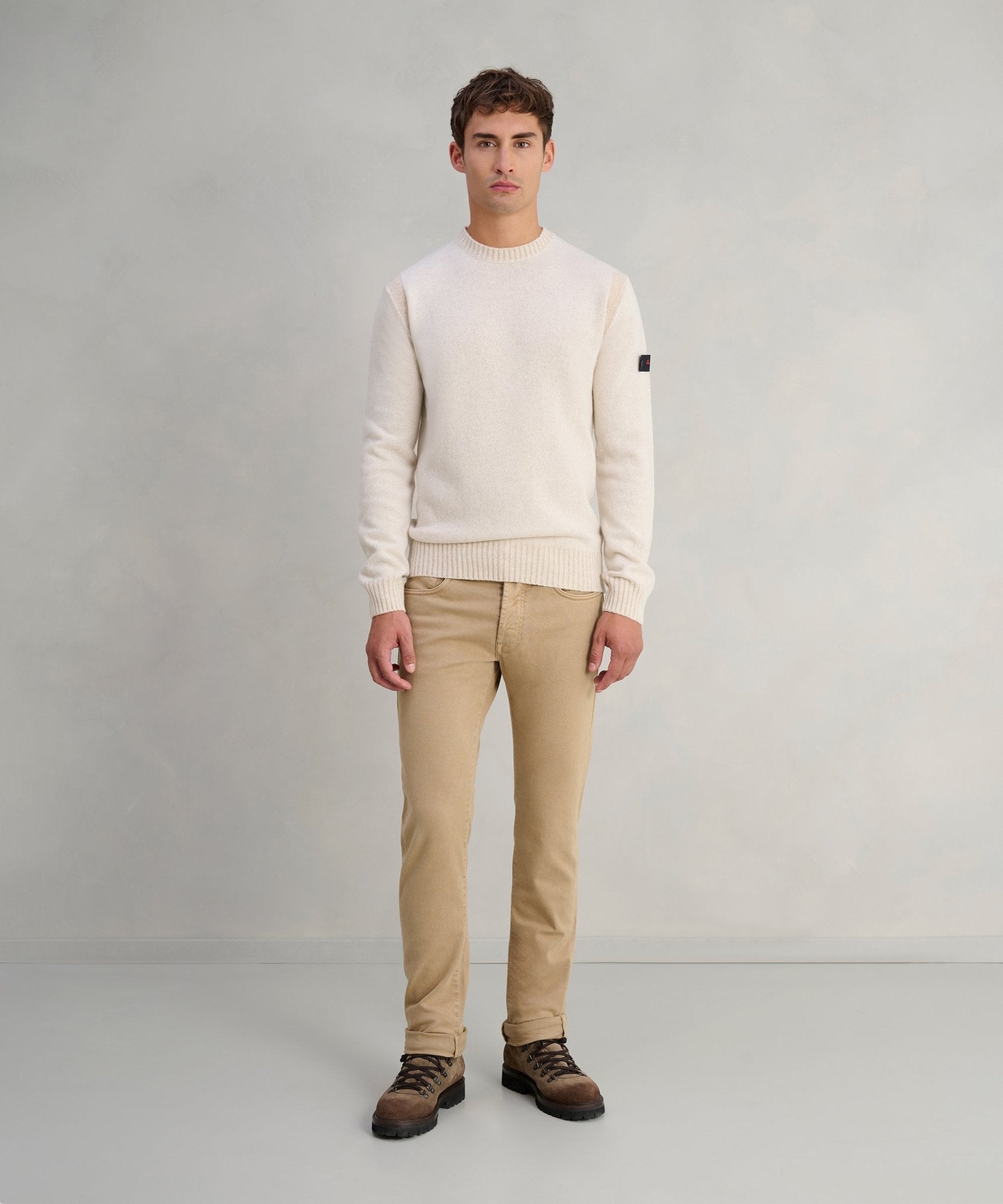 Incotex 5 - pocket katoen stretch beige - The Society Shop