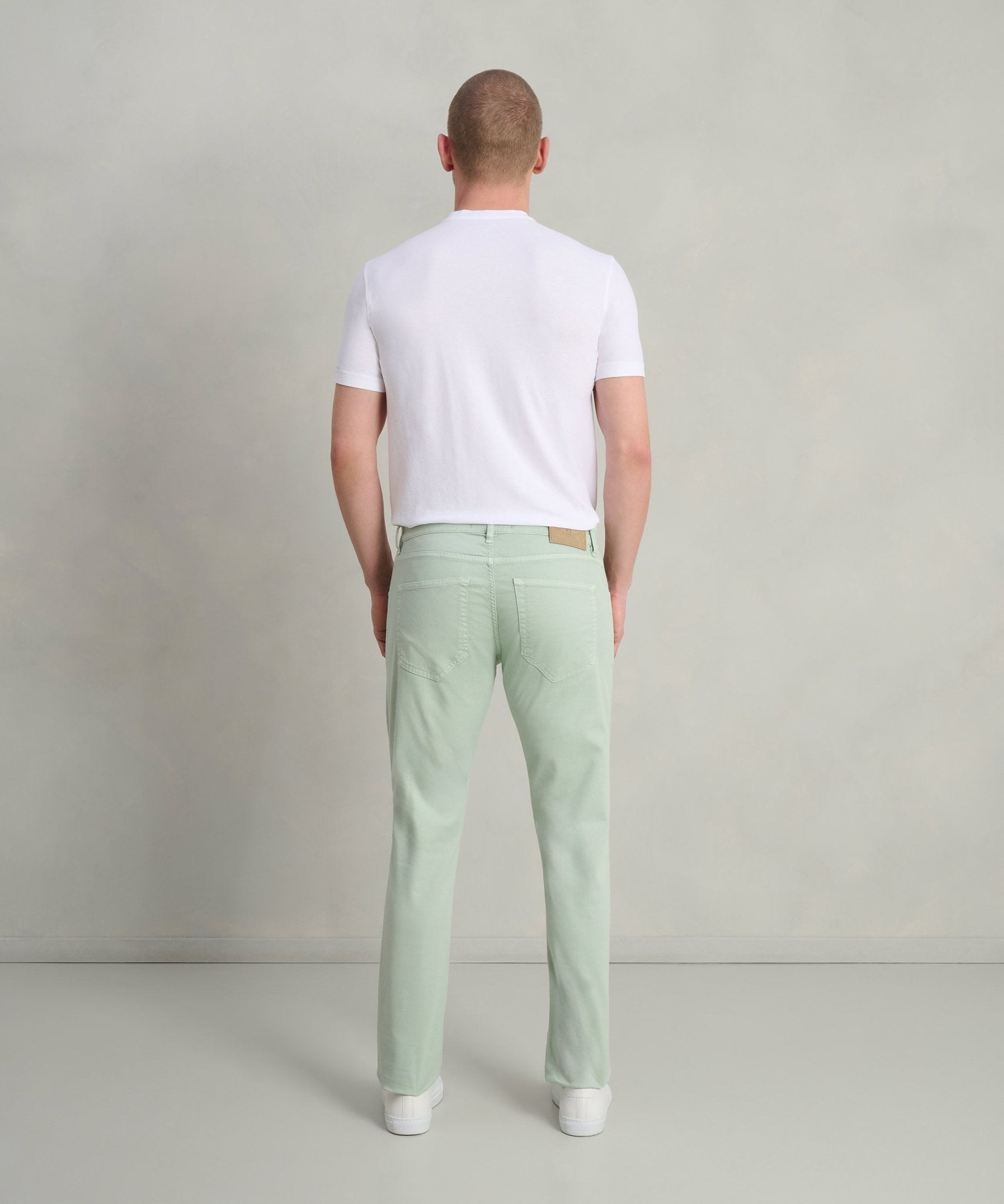 PT Torino 5 - pocket katoen/lyocell stretch mintgroen - THE SOCIETY SHOP