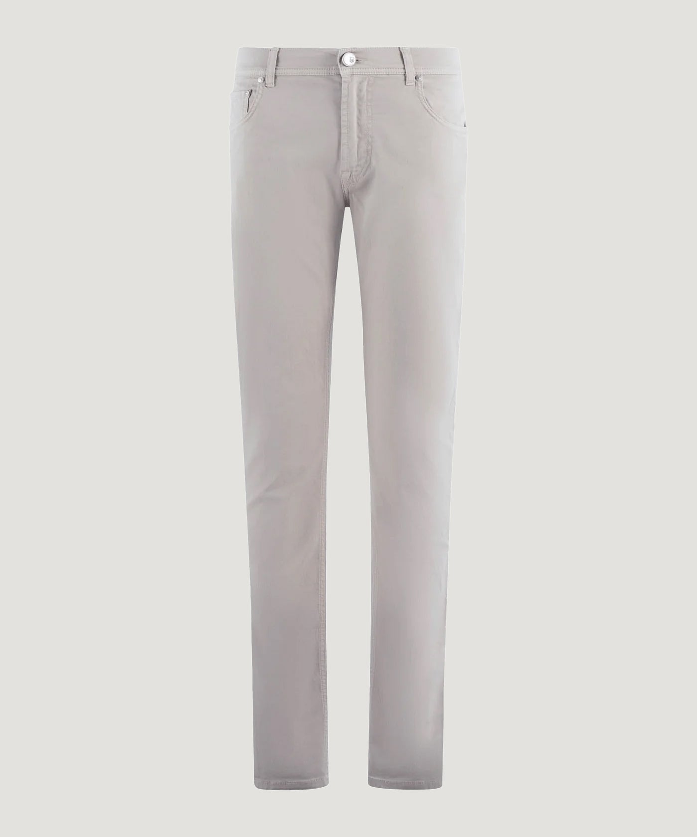 Corneliani 5 - Pocket lichtbeige katoen stretch - The Society Shop