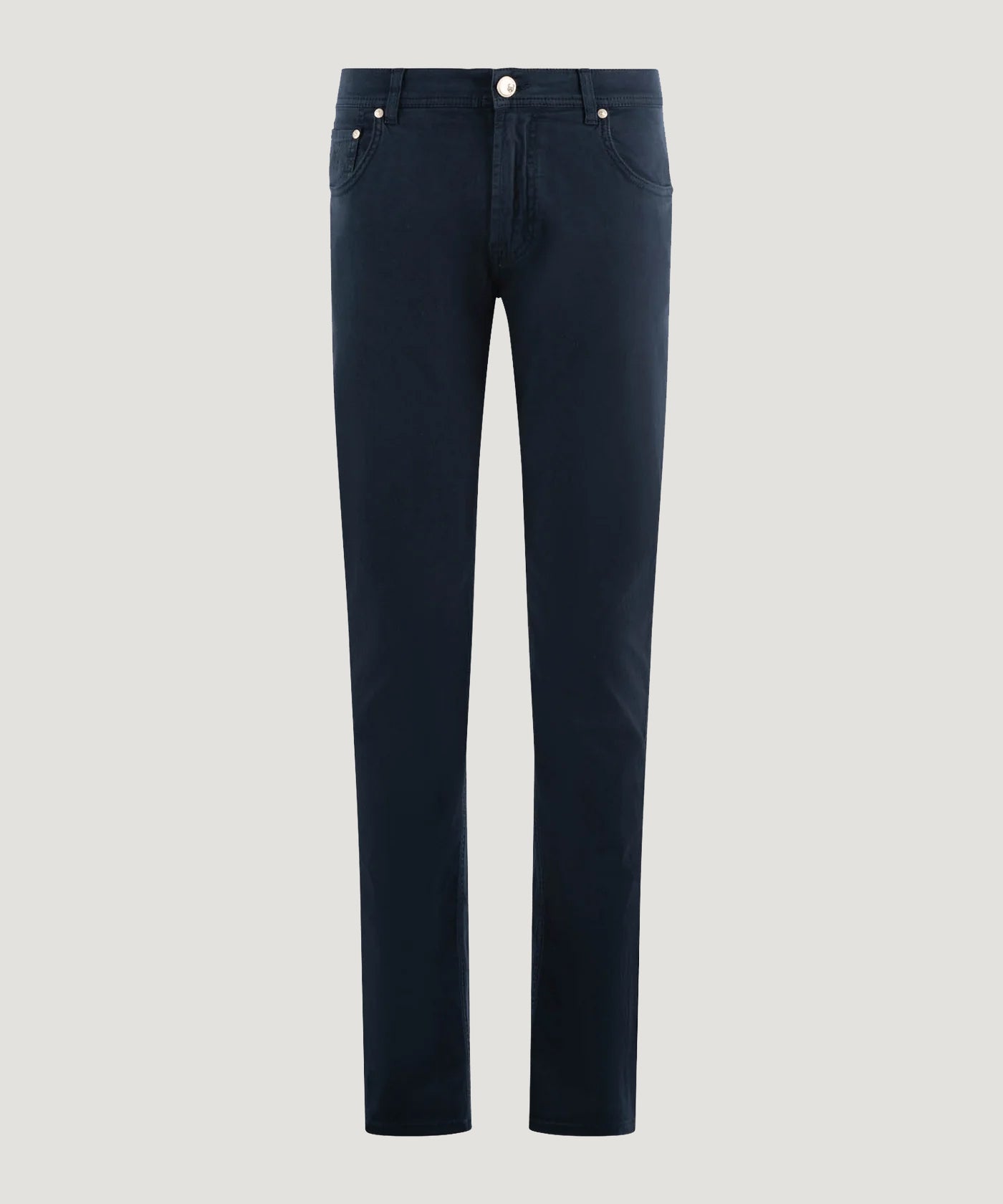Corneliani 5 - Pocket navy katoen stretch - The Society Shop