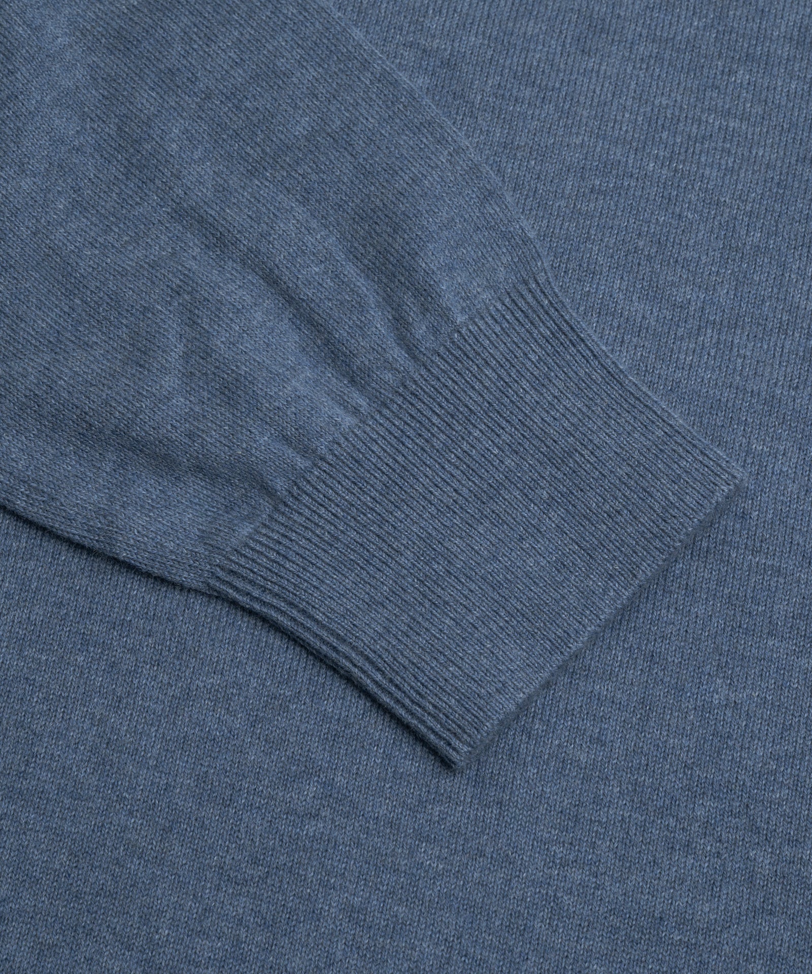 Long sleeve polo Cotton Cashmere blauw