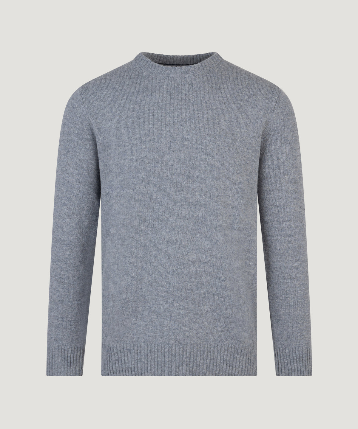 Crewneck trui lamswolmix RWS grijs