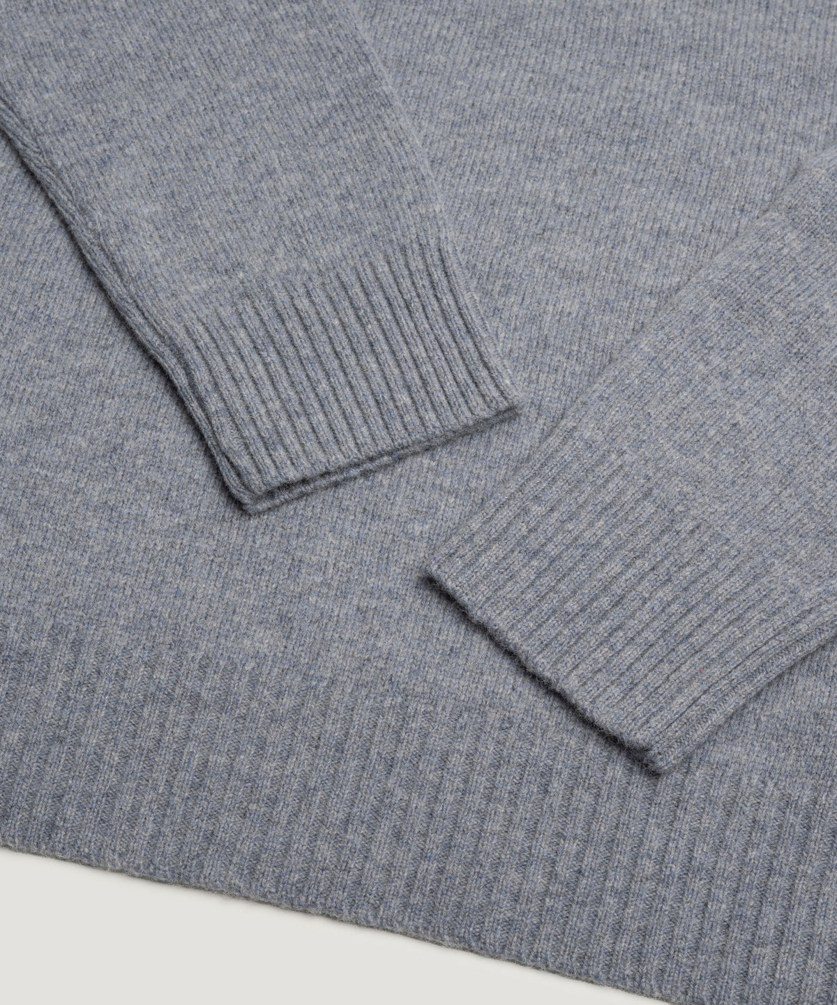 Crewneck trui lamswolmix RWS grijs