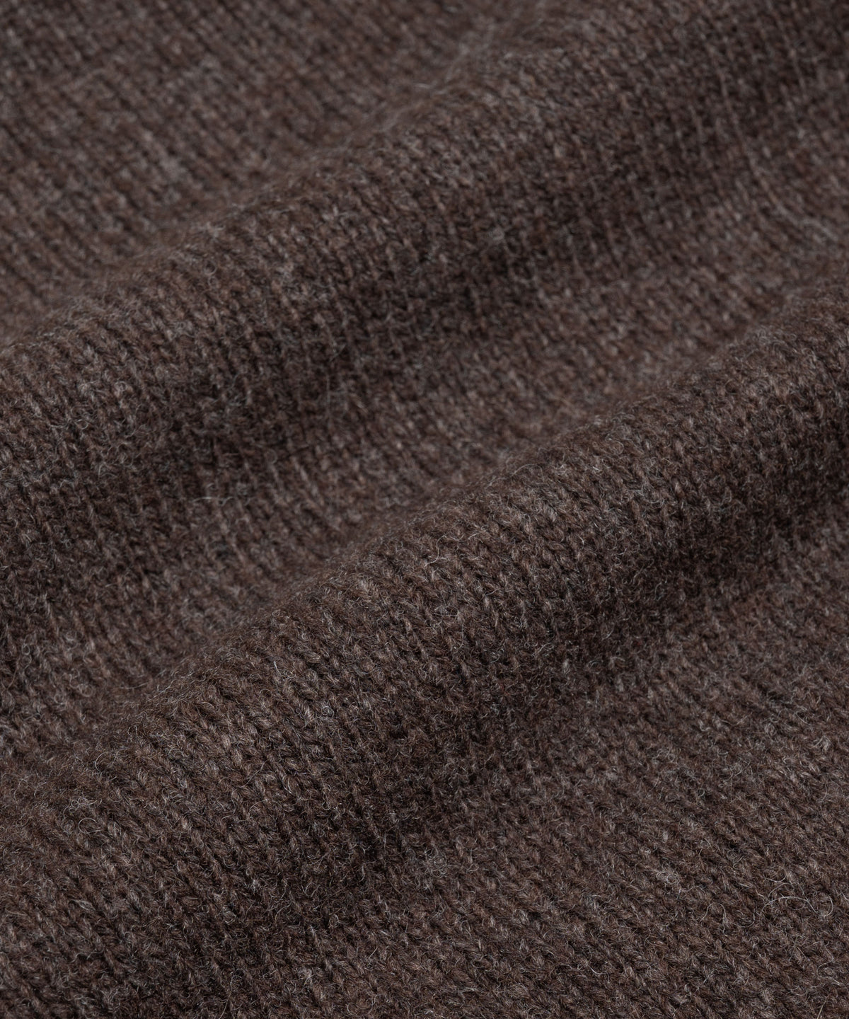 Crewneck trui lamswolmix RWS bruin