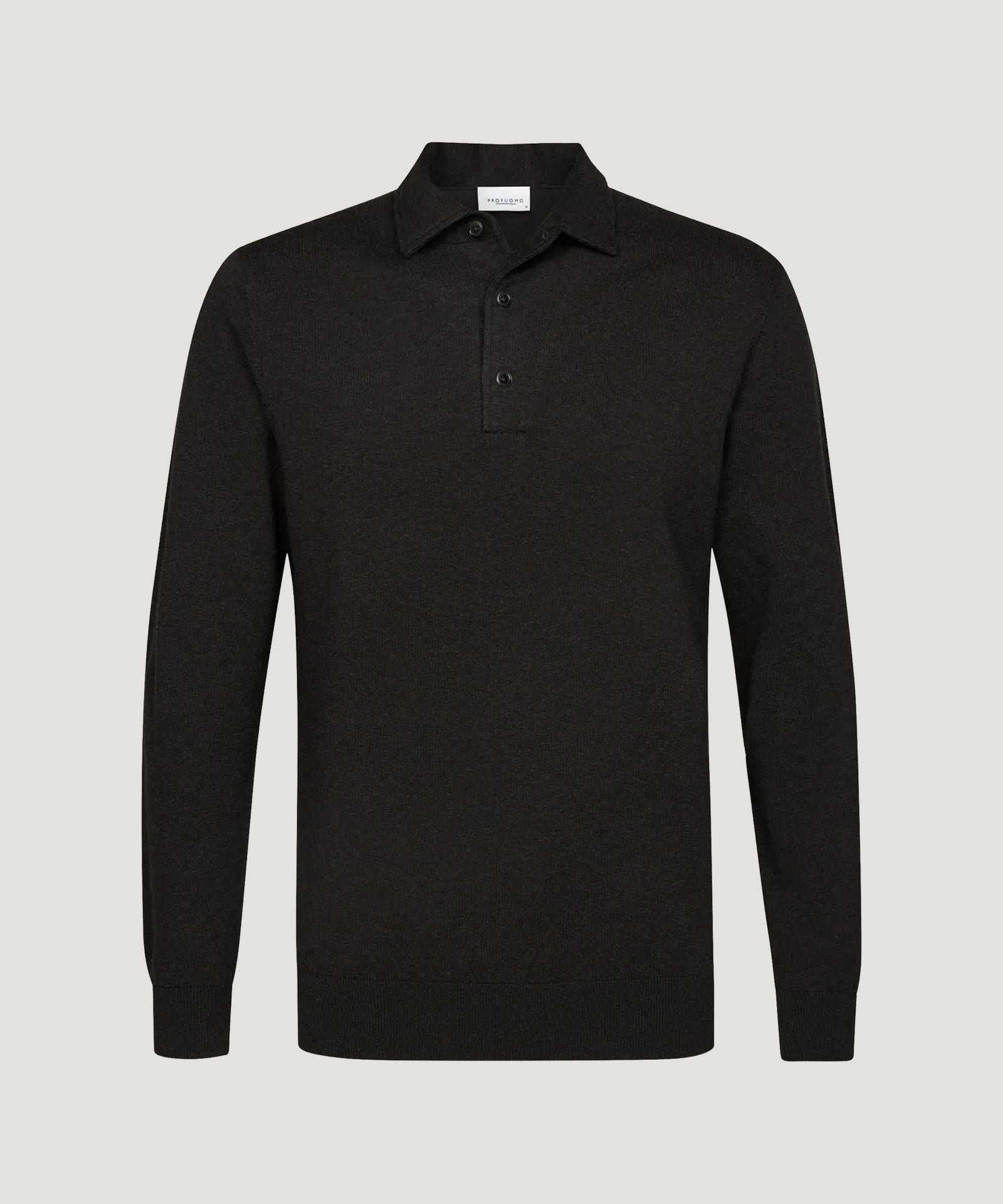 Luxury Basic one piece polo donkerbruin