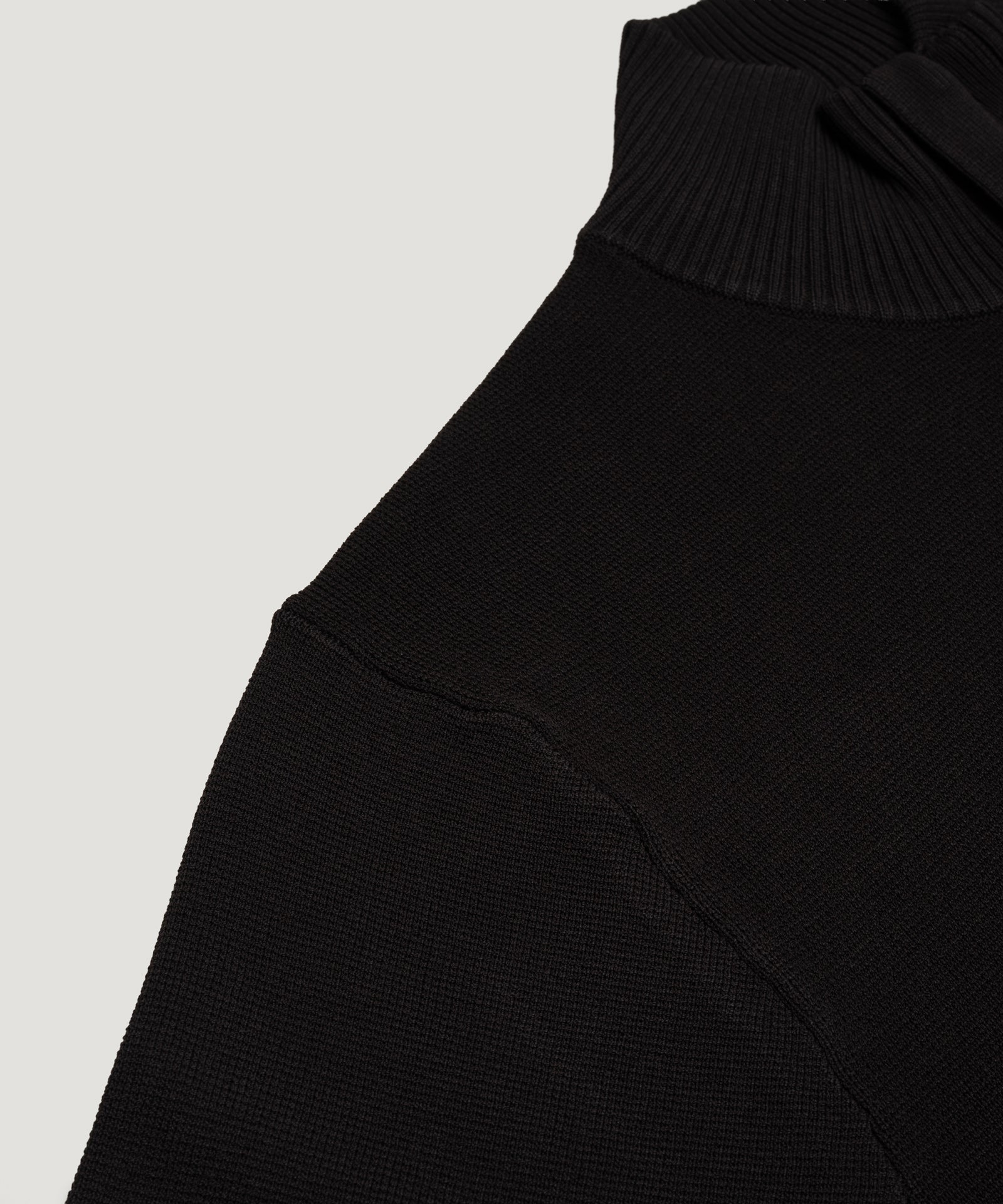 Half-zip trui cool dry easy stretch donkerbruin
