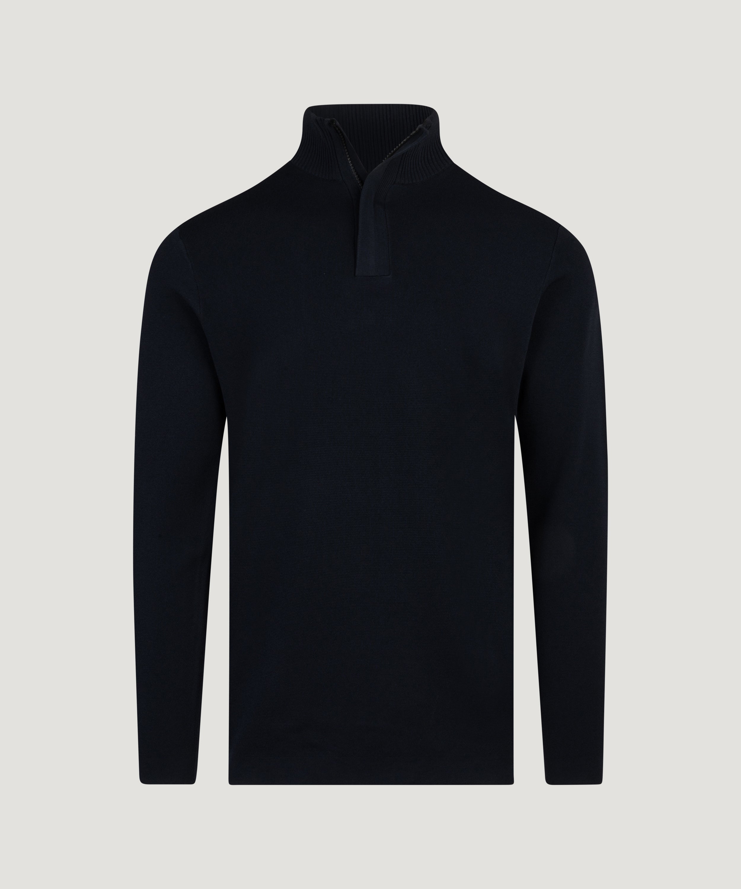 Half-zip trui cool dry easy stretch donkerblauw