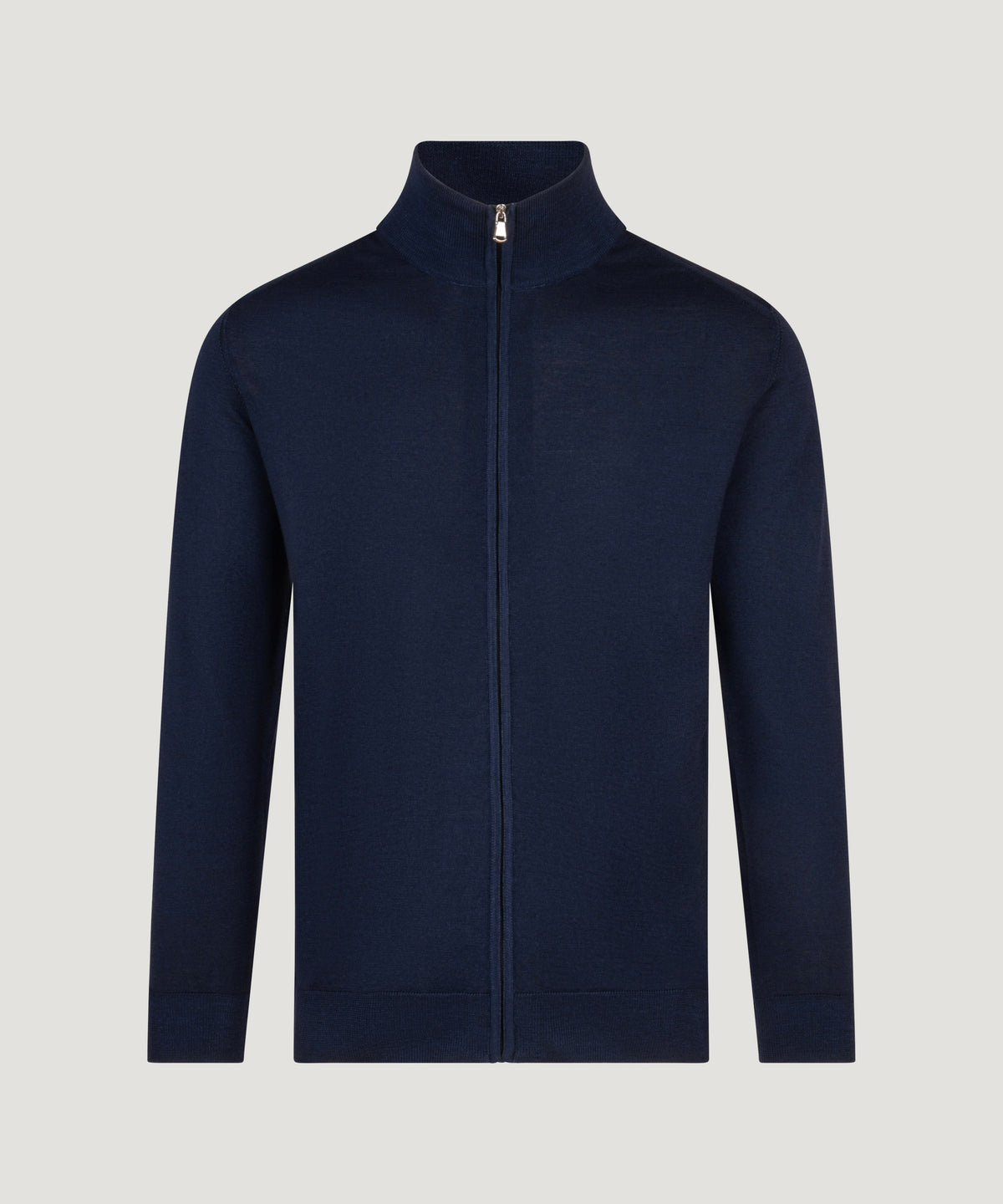 Fast dye merino vest donkerblauw