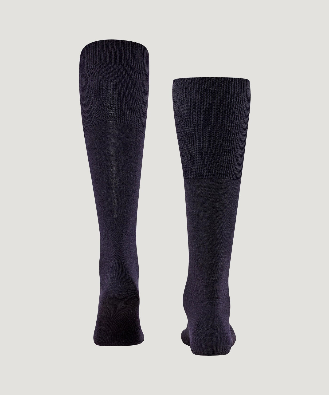 Airport kniekousen wol/katoen donkerblauw
