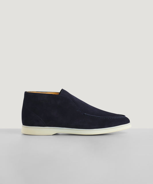 City Loafer suède donkerblauw