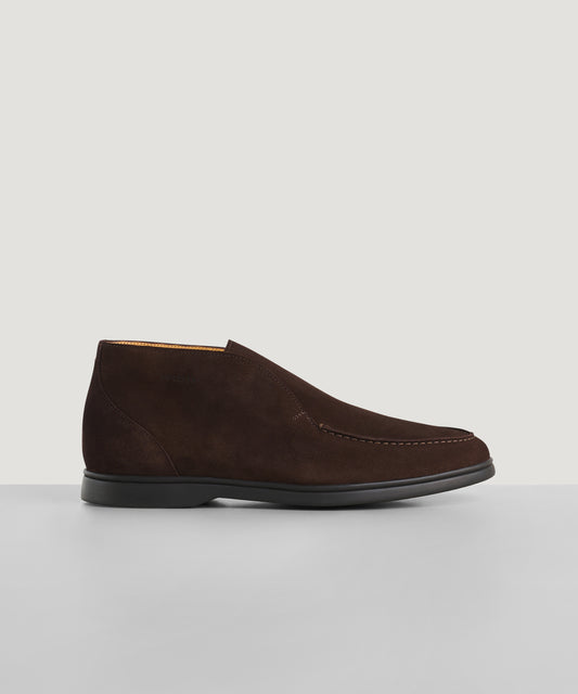 City Loafer suède donkerbruin