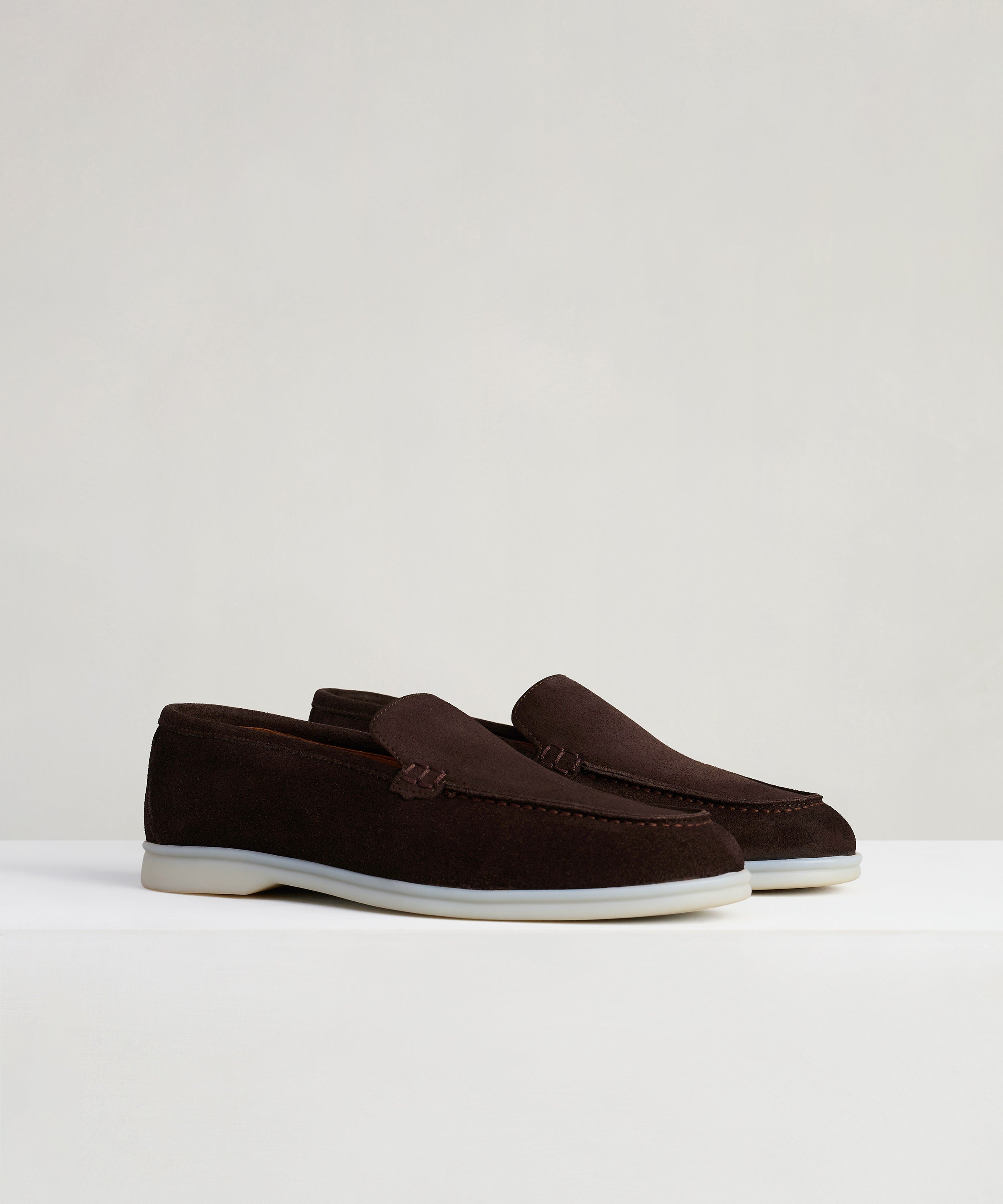 Summer Loafer suède donkerbruin
