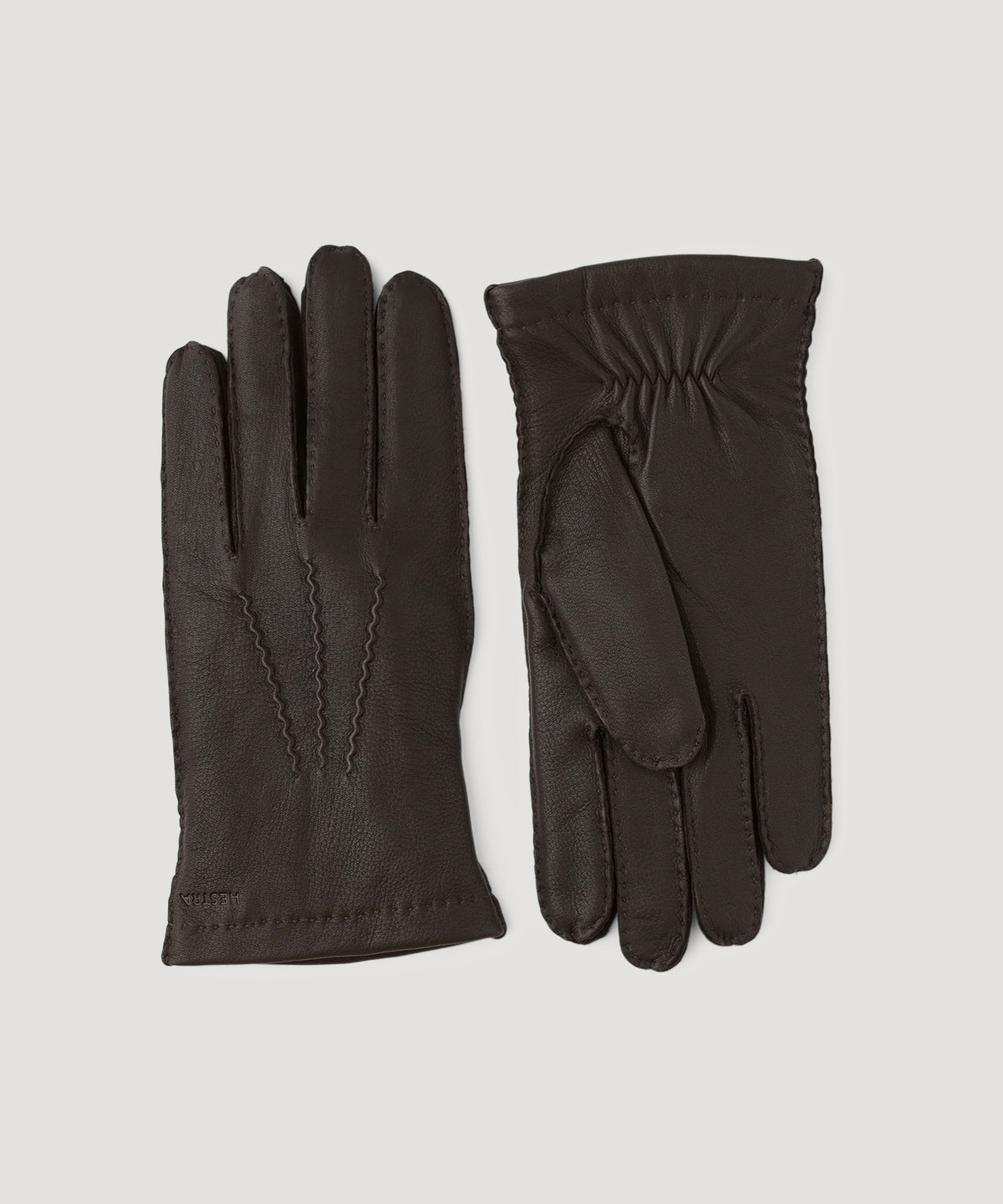 Matthew deerskin handschoenen donkerbruin