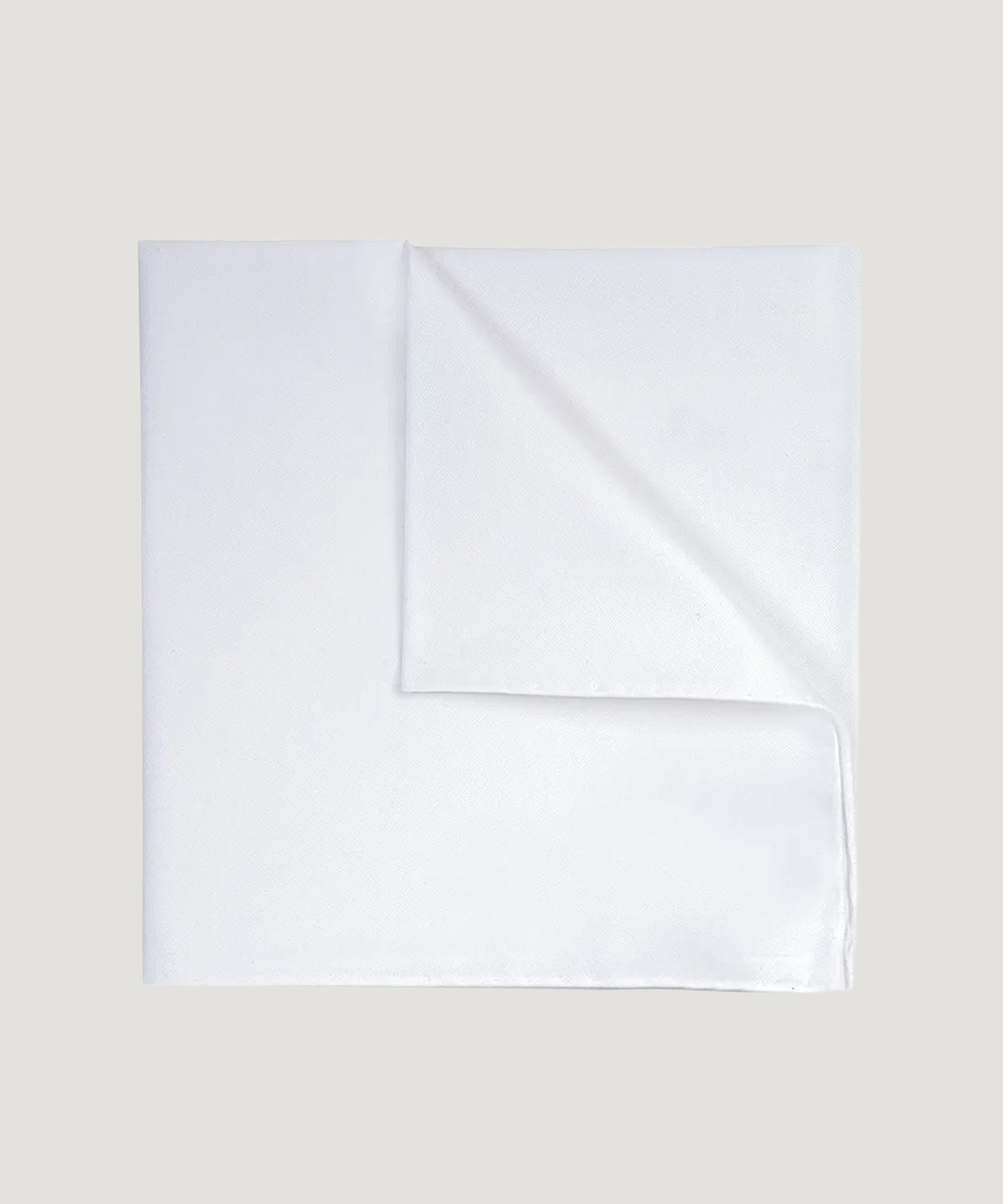 Pochet katoen royal twill wit