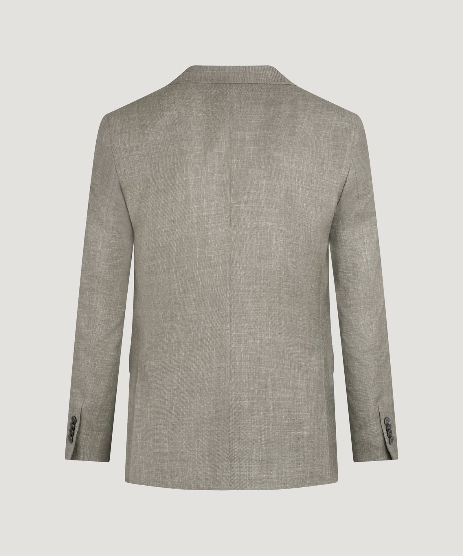 Colbert wol/zijde/linnen Zegna Cross-Ply lichtgroen